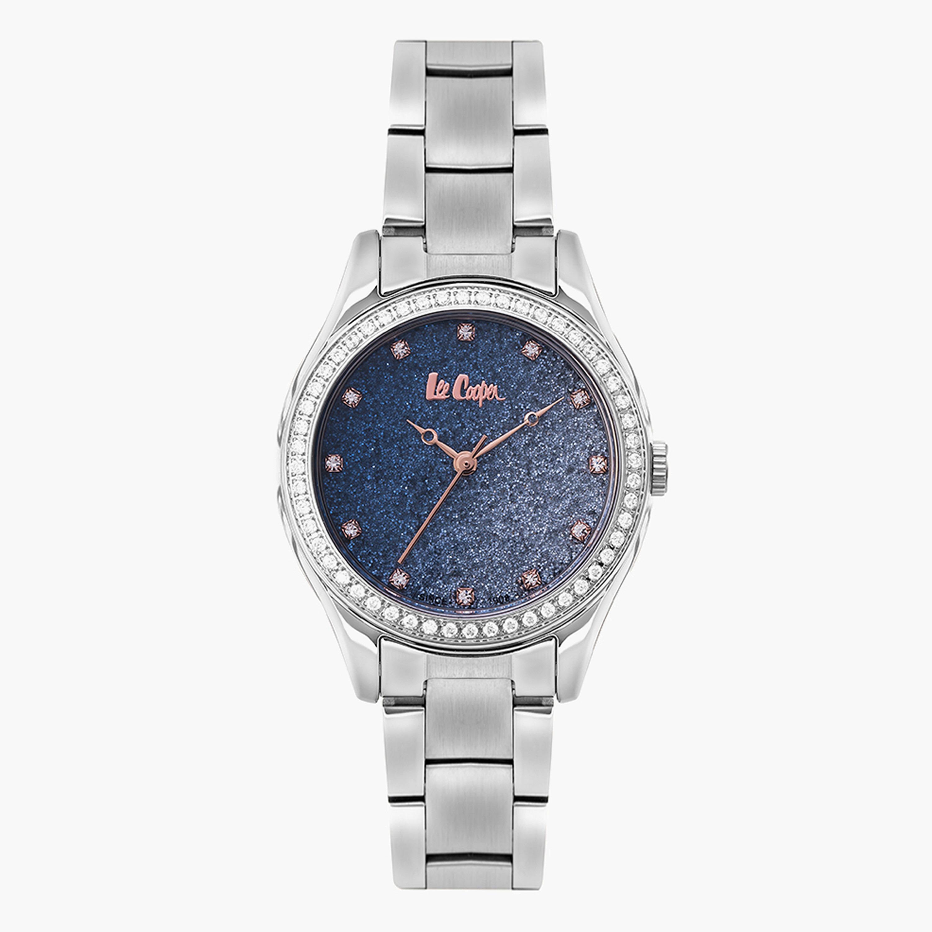ساعة يد تناظرية بحزام معدني للنساء من لي كوبر LC06878.390-women-watchesandjewellery-watches-image-1