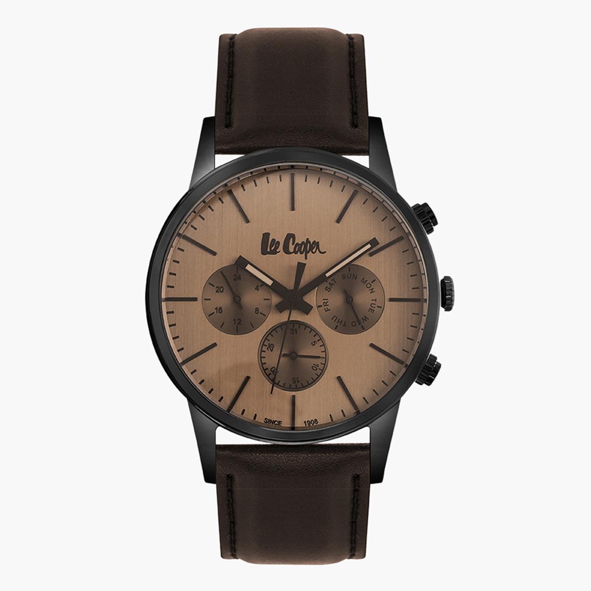 ساعة لي كوبر للرجال كرونوغراف بقرص بني - LC06886.672-men-watchesandjewellery-watches-image-1