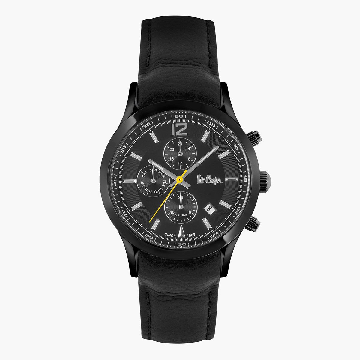 Lee Cooper Men's Chronograph Black Dial Watch - LC06908.651-men-watchesandjewellery-watches-image-1