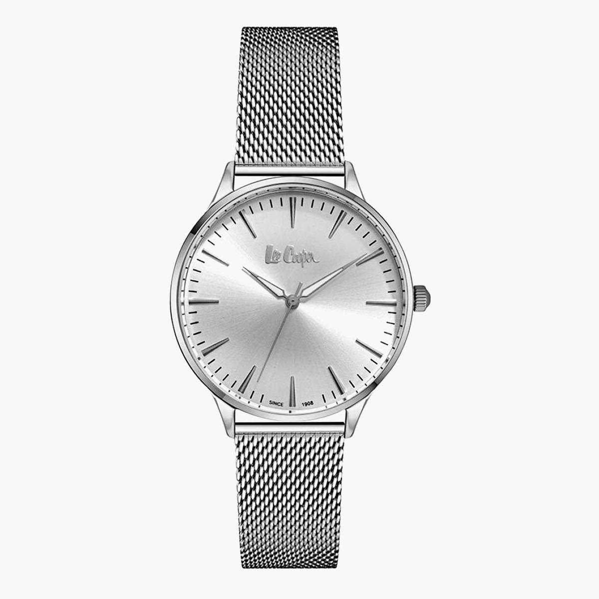  لي كوبر ملك الرجال بني تناظرية شبكة حزام راقب LC06936330-men-watchesandjewellery-watches-image-1