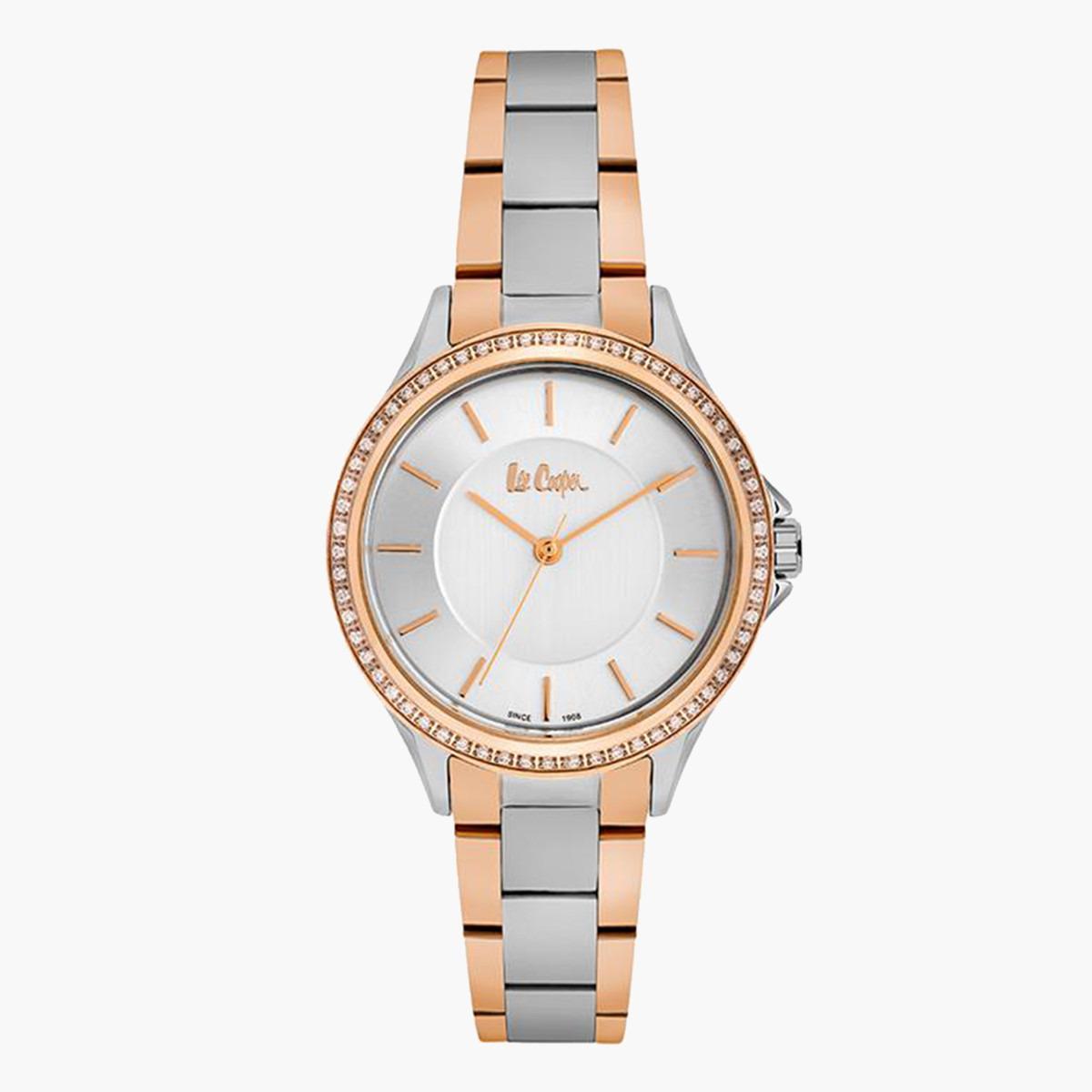  لي كوبر ملك الرجال بني تناظرية معدن حزام راقب LC06938530-women-watchesandjewellery-watches-image-1