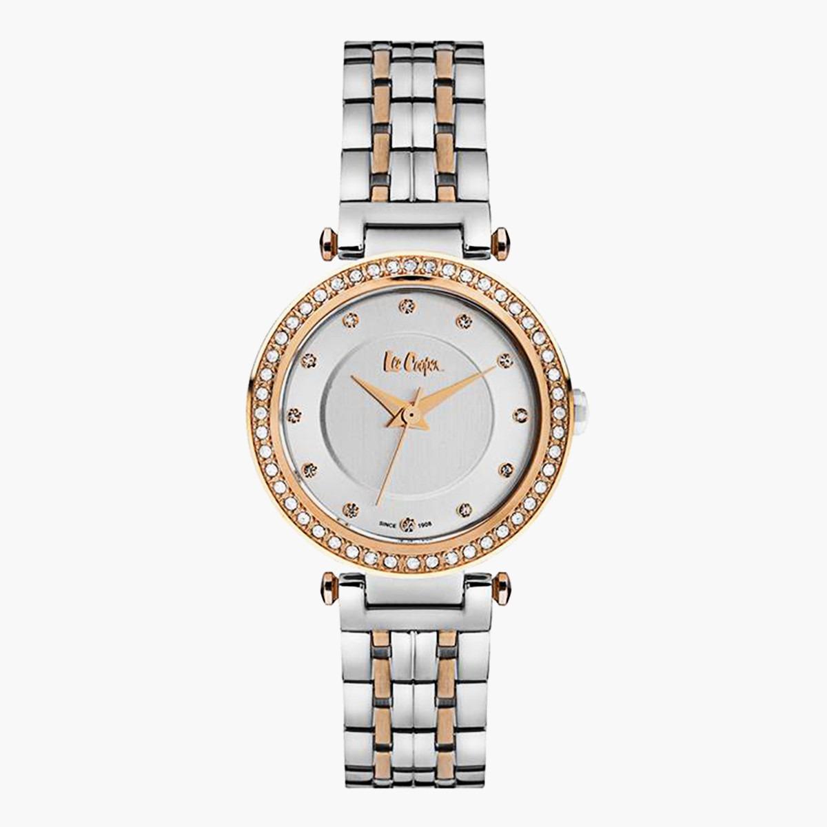  لي كوبر ملك الرجال بني تناظرية معدن حزام راقب LC06942530-men-watchesandjewellery-watches-image-1