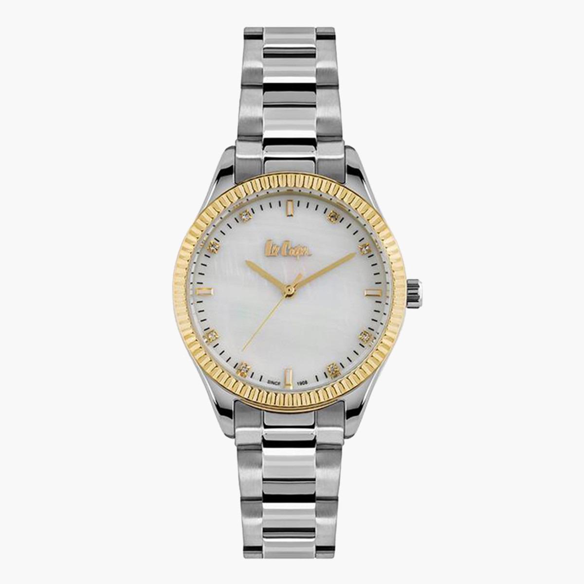  لي كوبر للنساء بني تناظرية معدن حزام راقب LC06947220-women-watchesandjewellery-watches-image-1