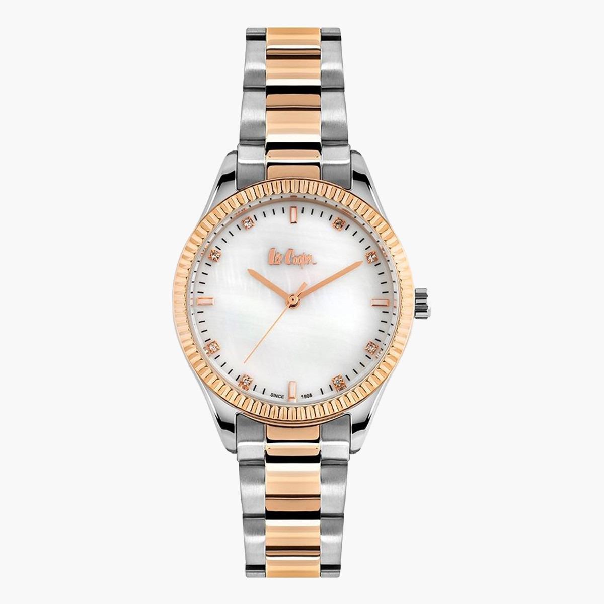  لي كوبر للنساء ذهبي وردي تناظرية معدن حزام راقب LC06947520-men-watchesandjewellery-watches-image-1