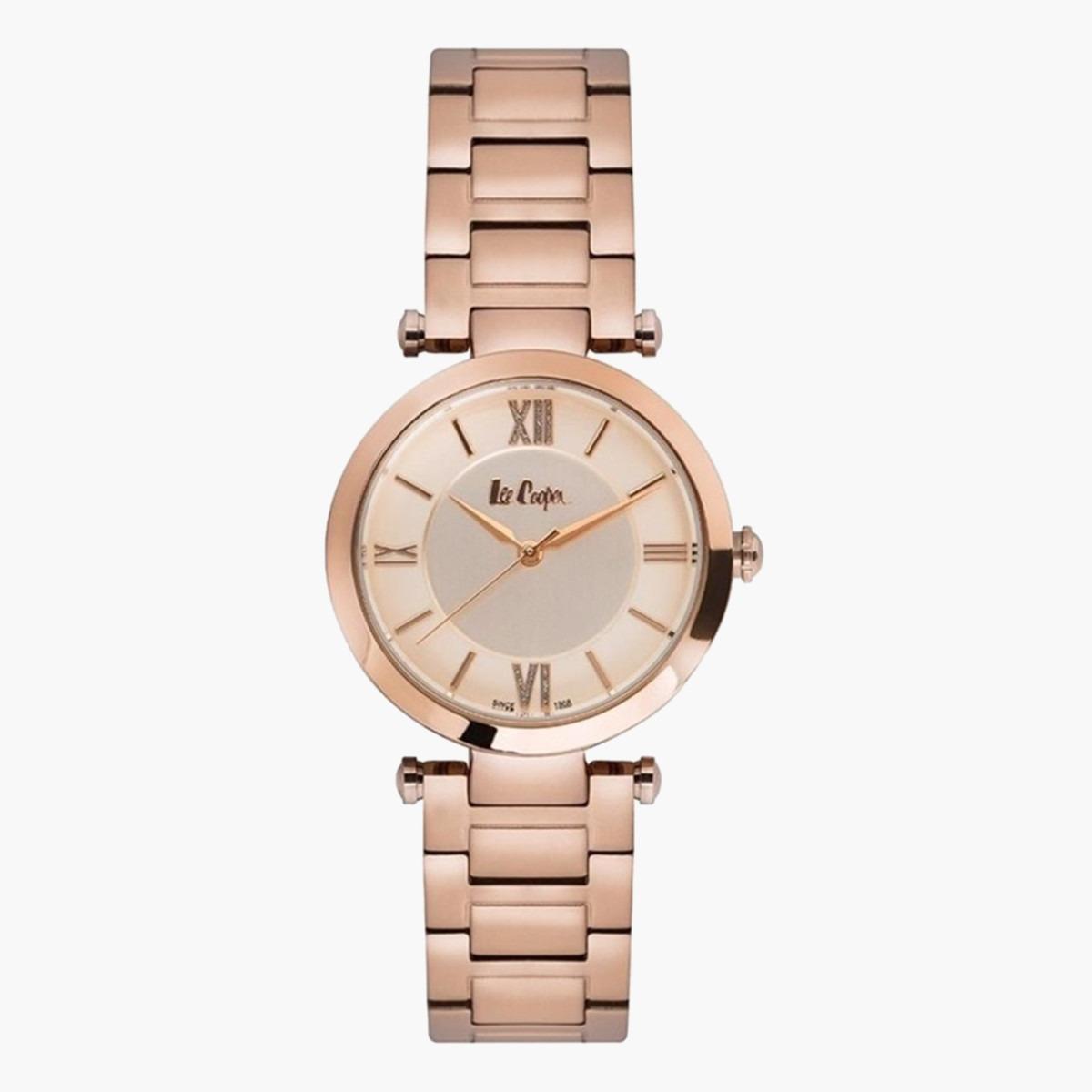  لي كوبر للنساء بني تناظرية معدن حزام راقب LC06968330-women-watchesandjewellery-watches-image-1