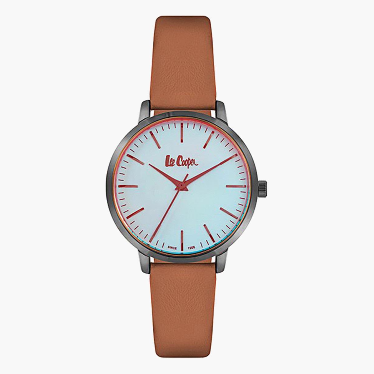  لي كوبر للنساء بني تناظرية جلد حزام راقب LC06980035-women-watchesandjewellery-watches-image-1