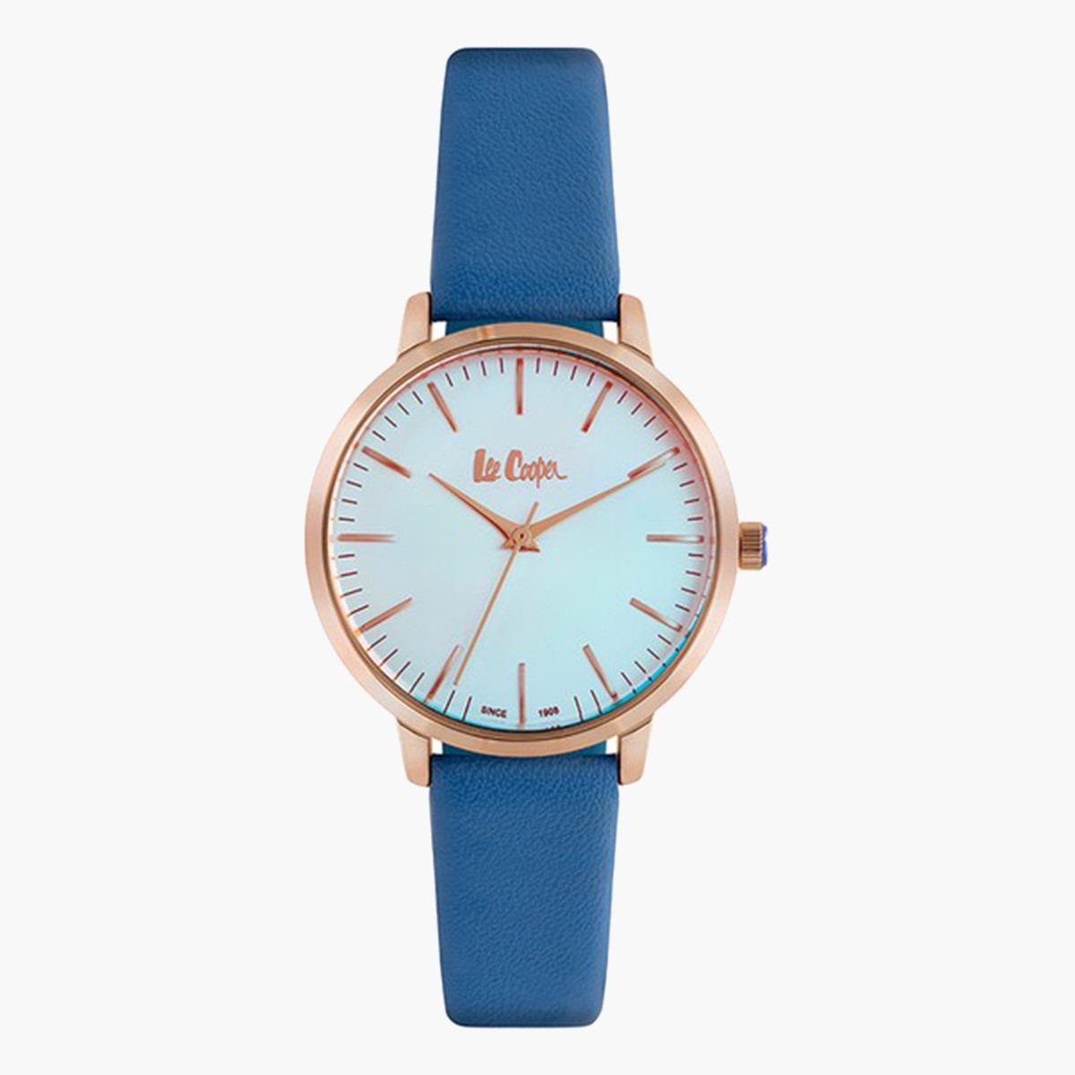  لي كوبر للنساء أزرق تناظرية جلد حزام راقب LC06980439-women-watchesandjewellery-watches-image-1
