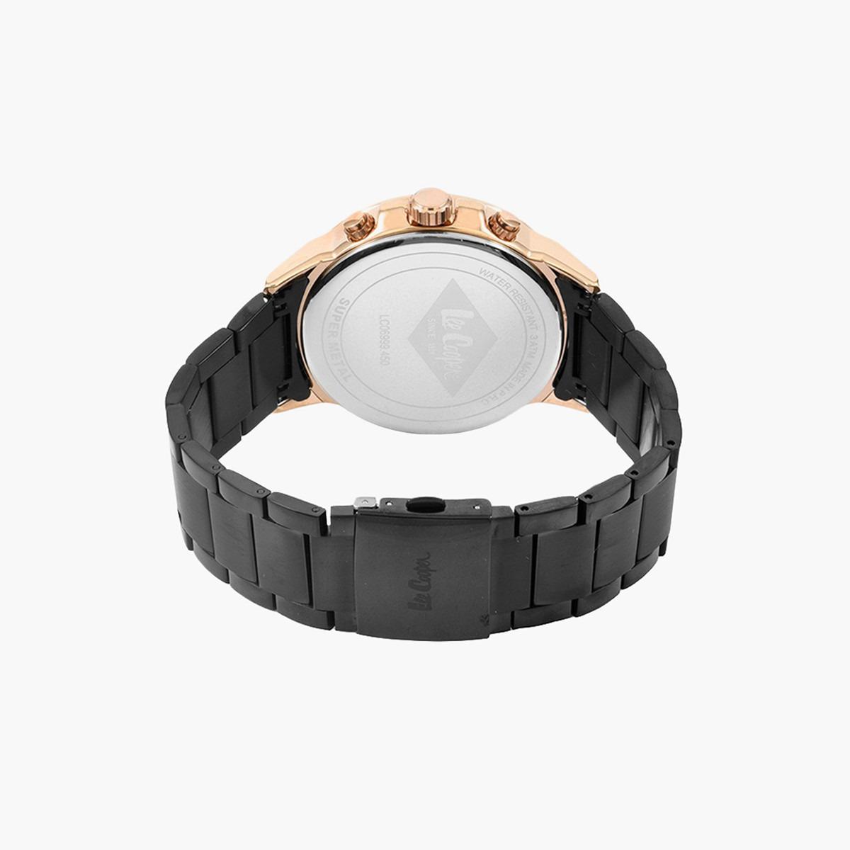 لي كوبر للنساء أسود كرونوغراف معدن حزام راقب LC06999450-women-watchesandjewellery-watches-image-3