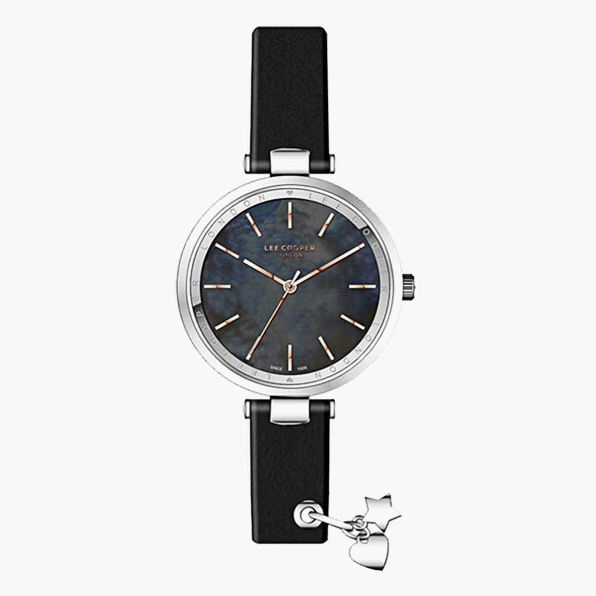 Lee Cooper Women's Black Analog Leather Strap Watch LC07020351-women-watchesandjewellery-watches-image-1