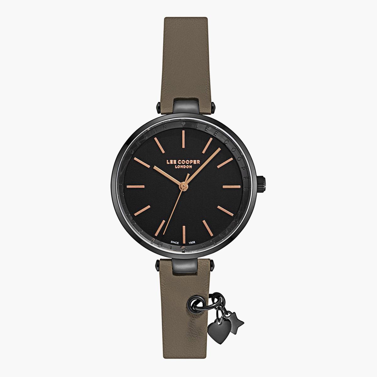  لي كوبر للنساء بني تناظرية جلد حزام راقب LC07020657-women-watchesandjewellery-watches-image-1