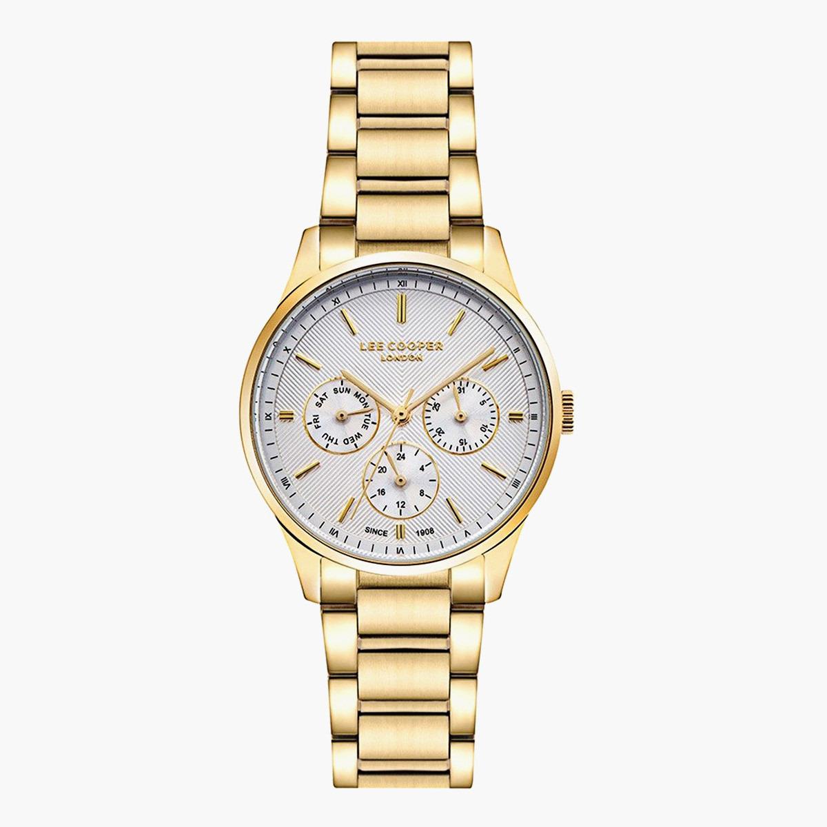 Lee Cooper Women's Gold Chronograph Metal Strap Watch LC07024130-women-watchesandjewellery-watches-image-1