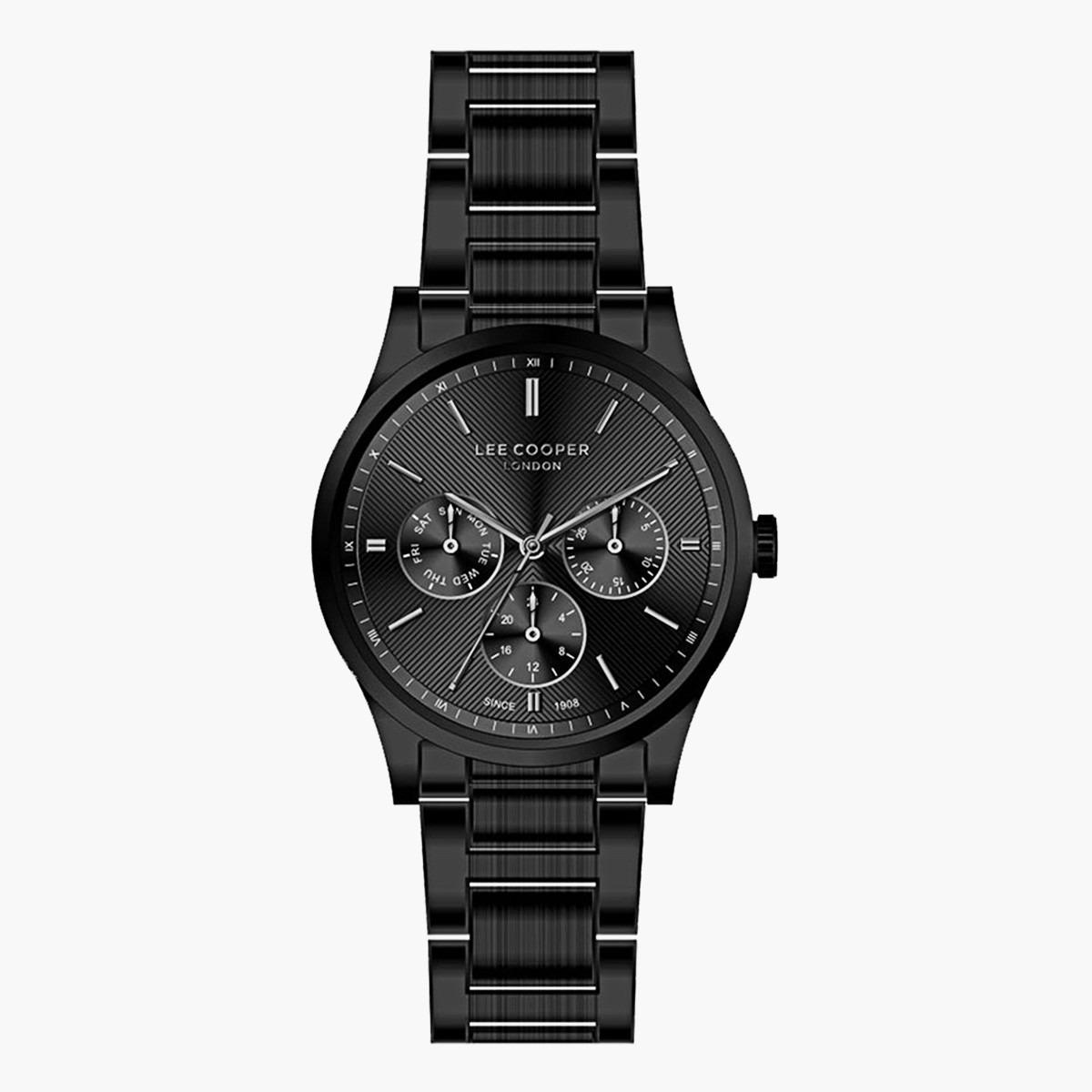 Lee Cooper Women's Black Chronograph Metal Strap Watch LC07024650-women-watchesandjewellery-watches-image-1