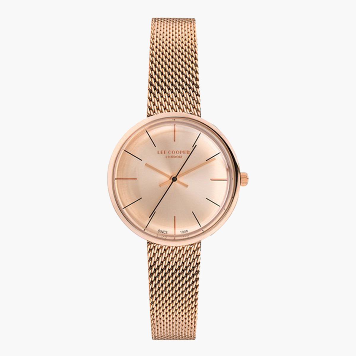 Lee Cooper Women's Rose Gold Analog Mesh Strap Watch LC07031410-women-watchesandjewellery-watches-image-1