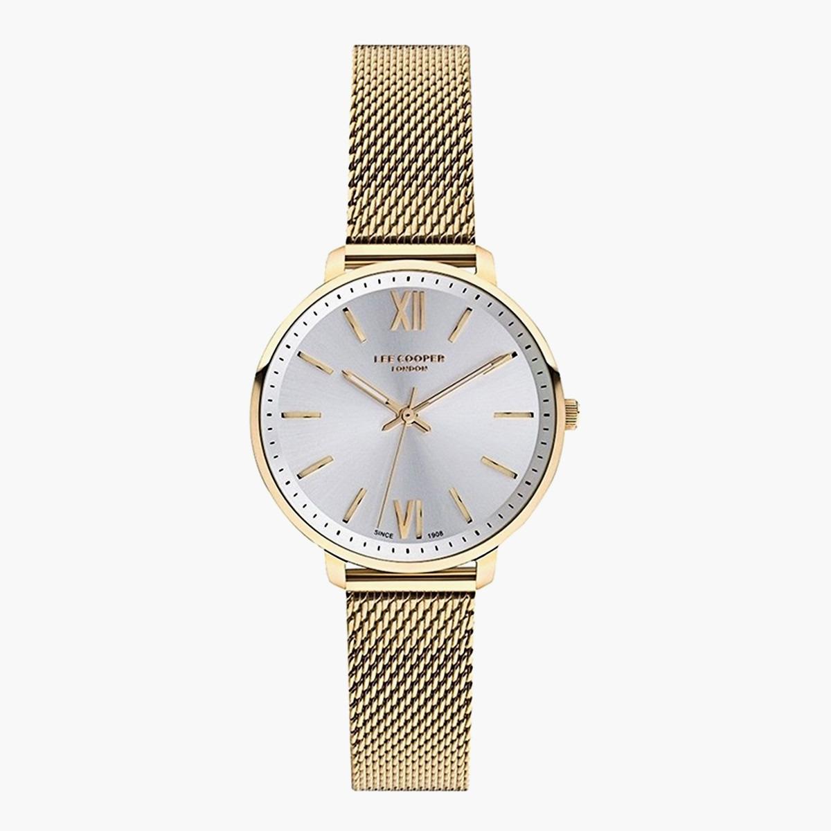 Lee Cooper Women's Gold Analog Mesh Strap Watch LC07032130-women-watchesandjewellery-watches-image-1