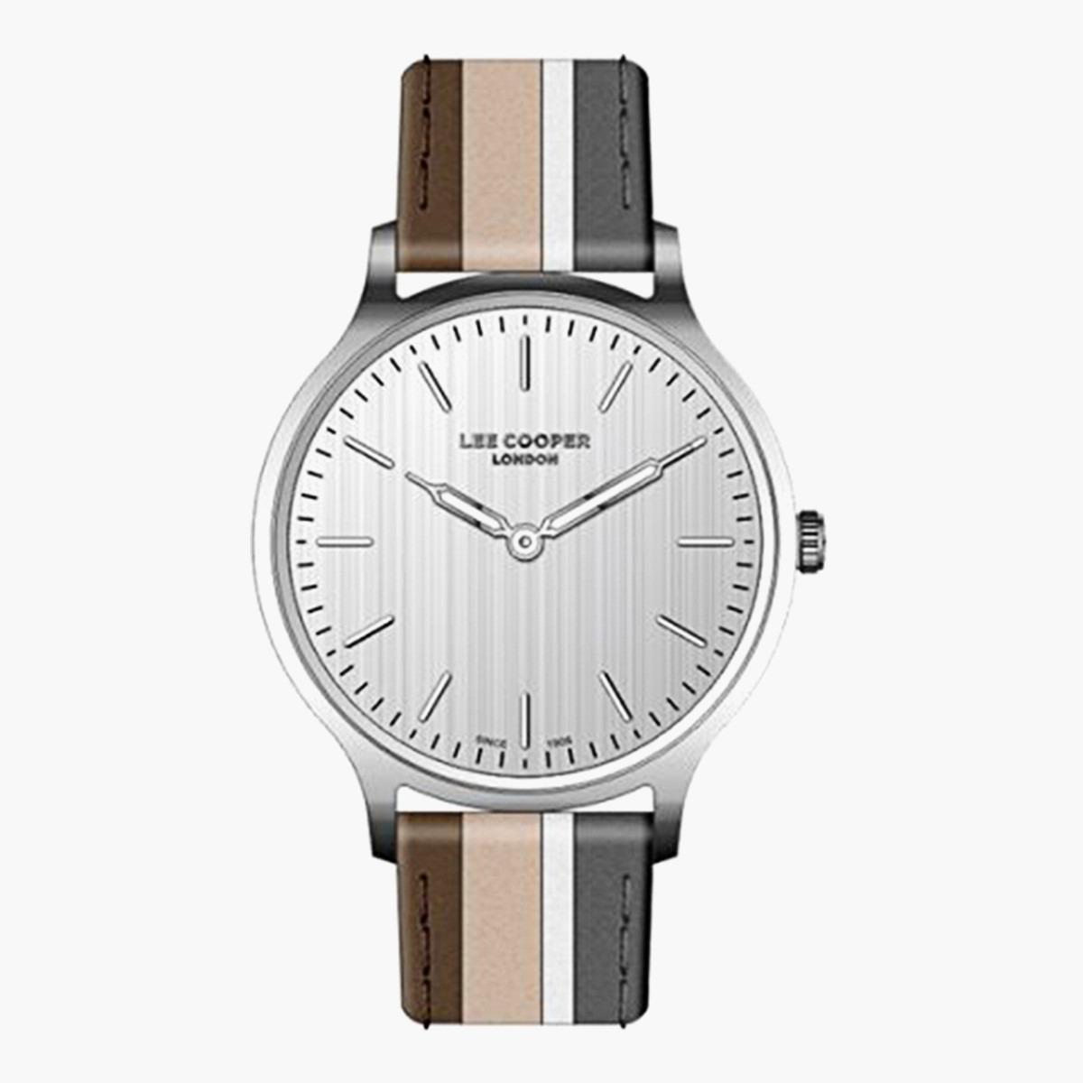  لي كوبر ملك الرجال متعدد الألوان تناظرية جلد حزام راقب LC07038332-men-watchesandjewellery-watches-image-1