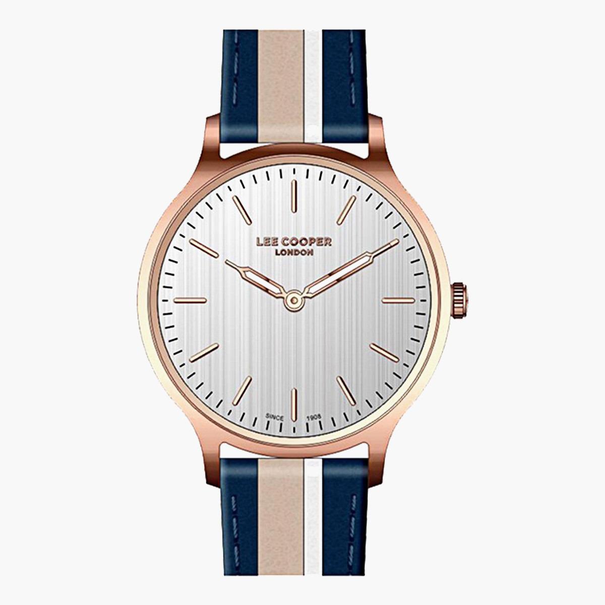  لي كوبر ملك الرجال متعدد الألوان تناظرية جلد حزام راقب LC07038439-men-watchesandjewellery-watches-image-1