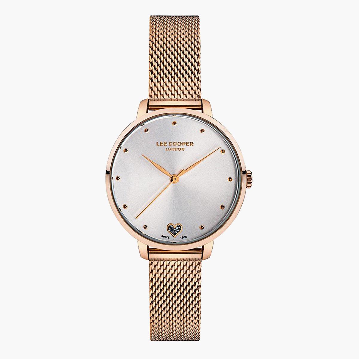Lee Cooper Women's Gold Analog Mesh Strap Watch LC07039470-women-watchesandjewellery-watches-image-1