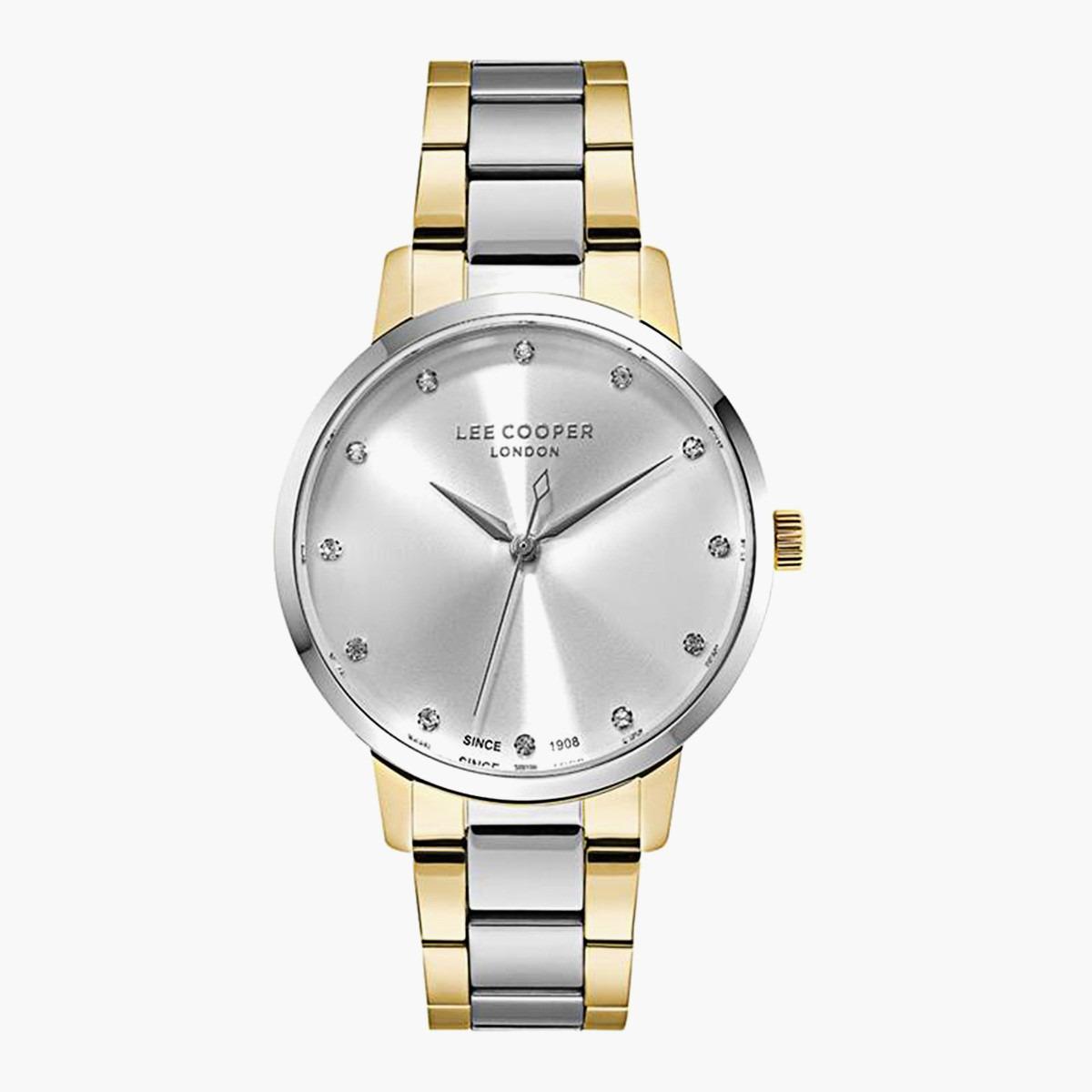 Lee Cooper Men's Silver Analog Metal Strap Watch LC07045230-men-watchesandjewellery-watches-image-1