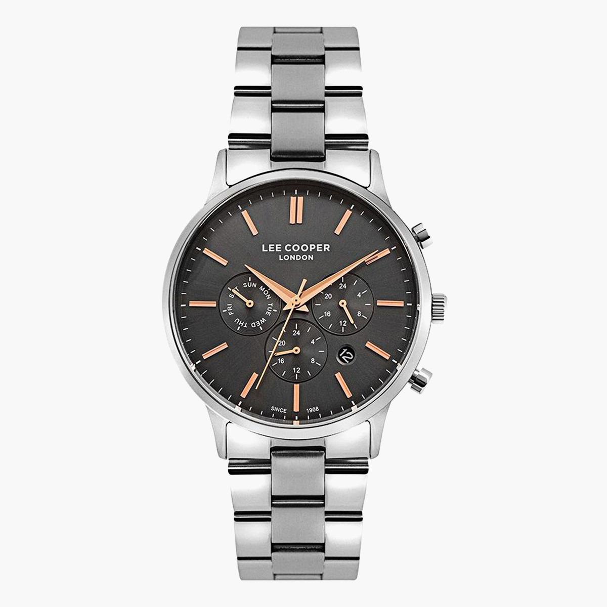  لي كوبر ملك الرجال بني كرونوغراف معدن حزام راقب LC07046360-men-watchesandjewellery-watches-image-1