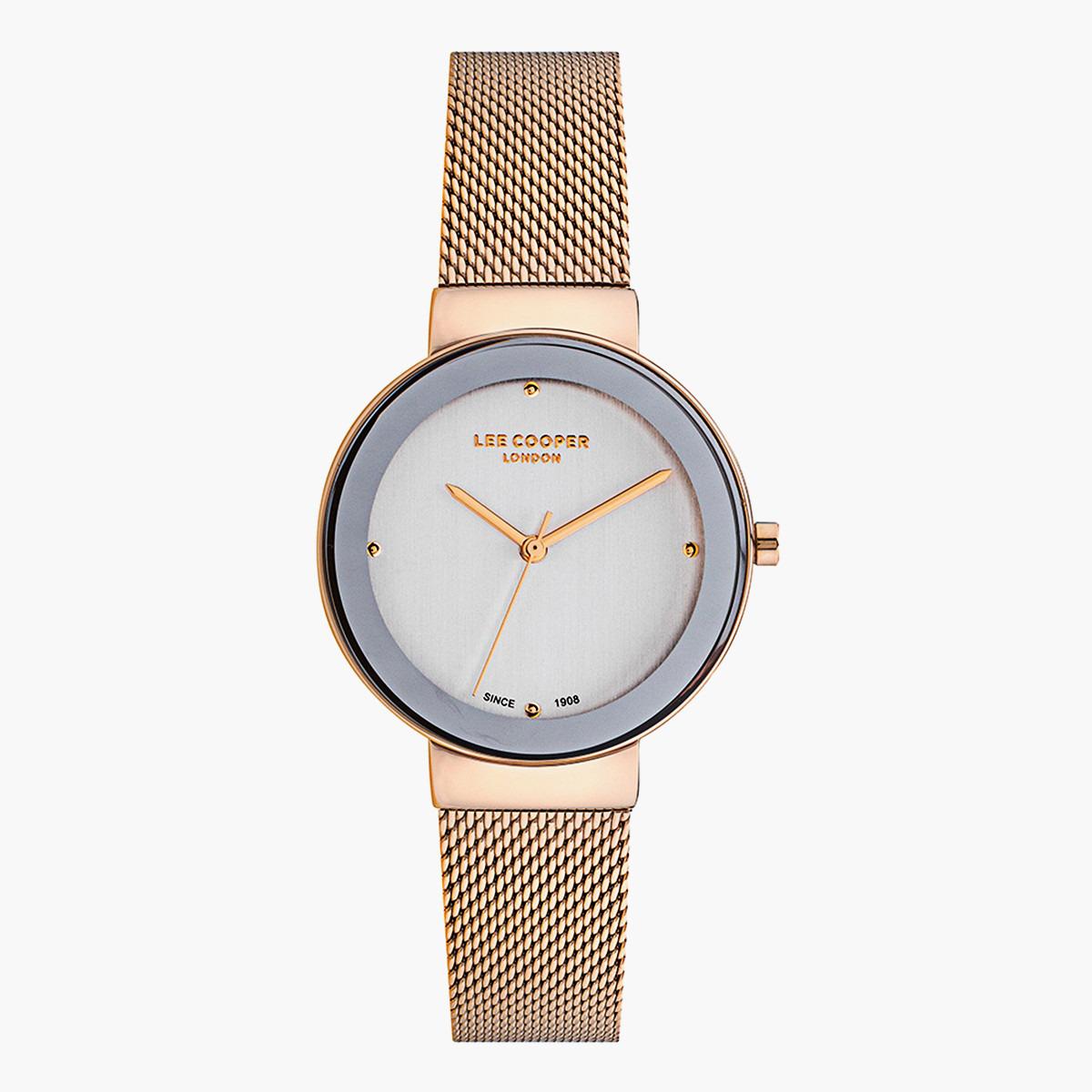 Lee Cooper Women Rose Gold Analog Stainless Steel Strap Watch | LC07056.430-women-watchesandjewellery-watches-image-1