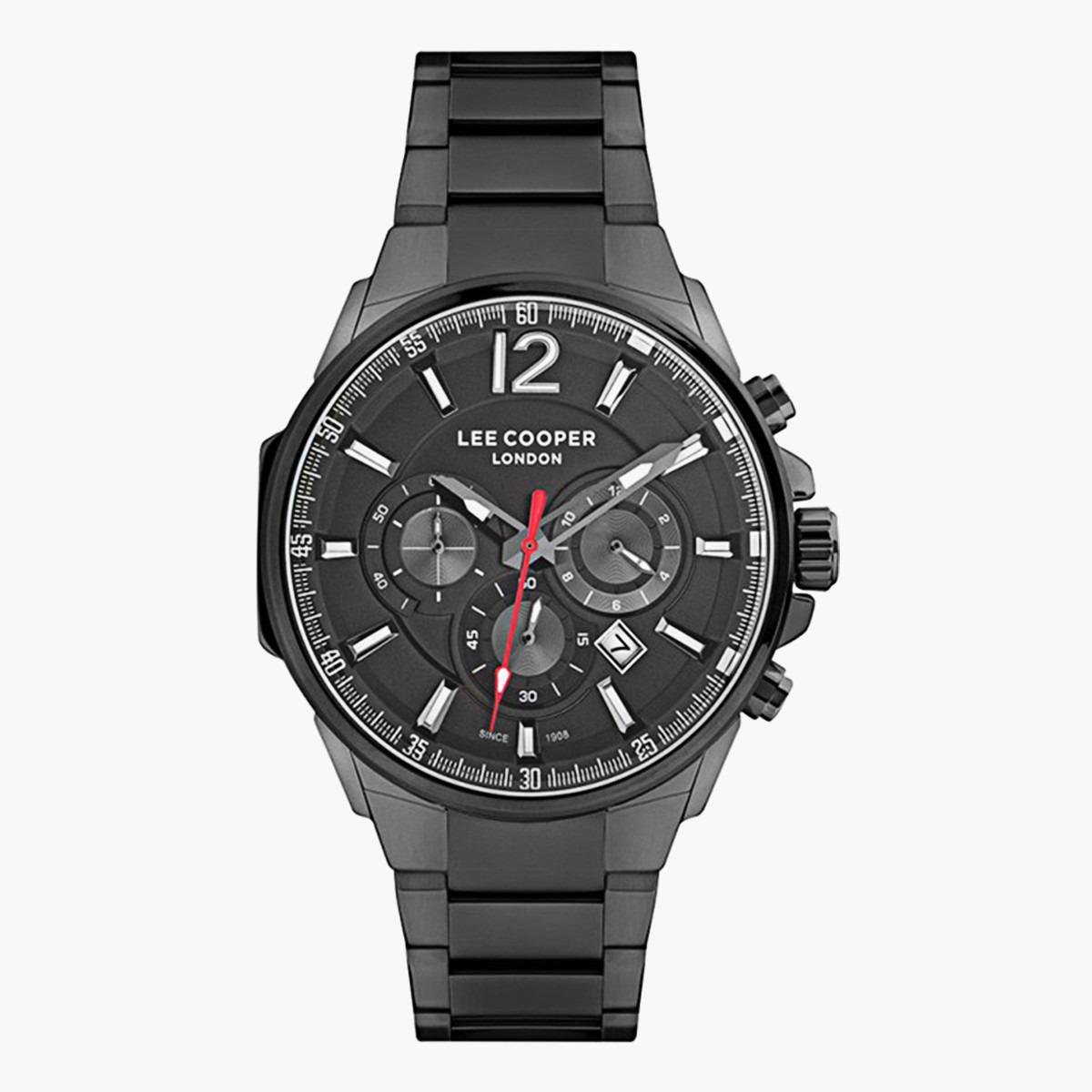 Lee Cooper Women's Grey Chronograph Metal Strap Watch LC07067050-women-watchesandjewellery-watches-image-1