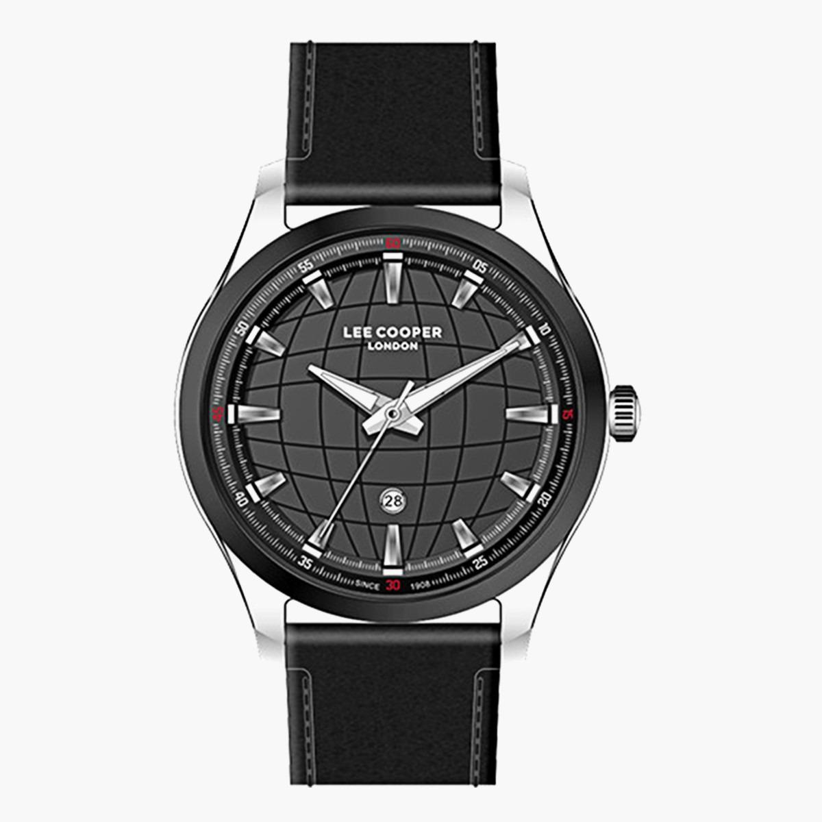 Lee Cooper Men's Brown Analog/Digital Leather Strap Watch LC07074351-men-watchesandjewellery-watches-image-1