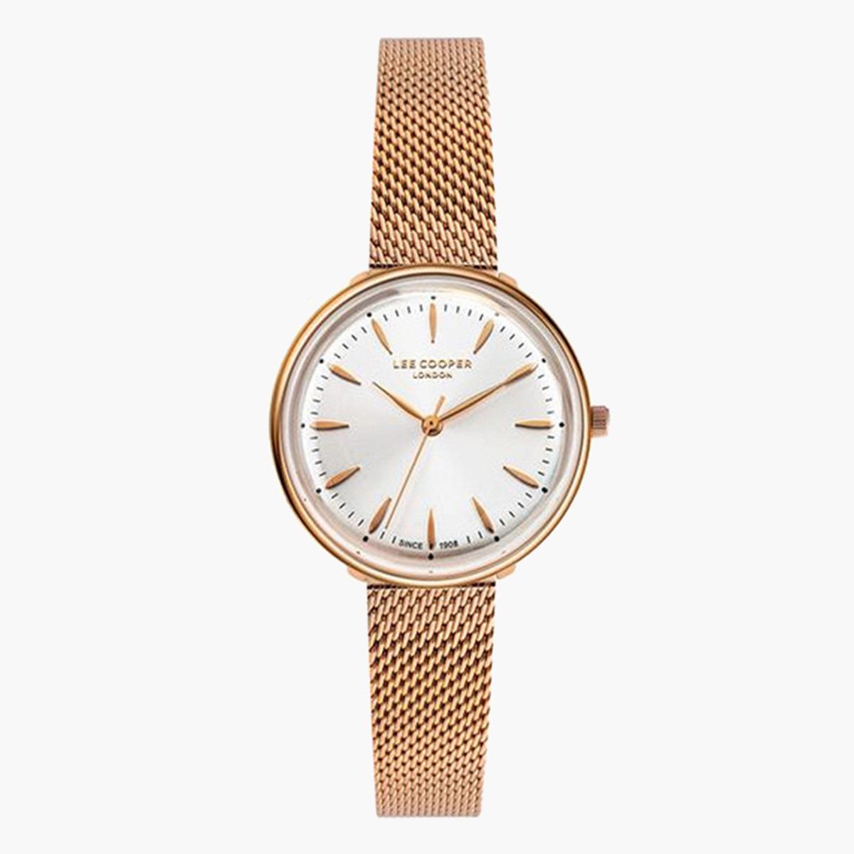 Lee Cooper Women's Rose Gold Analog Mesh Strap Watch LC07087430-women-watchesandjewellery-watches-image-1