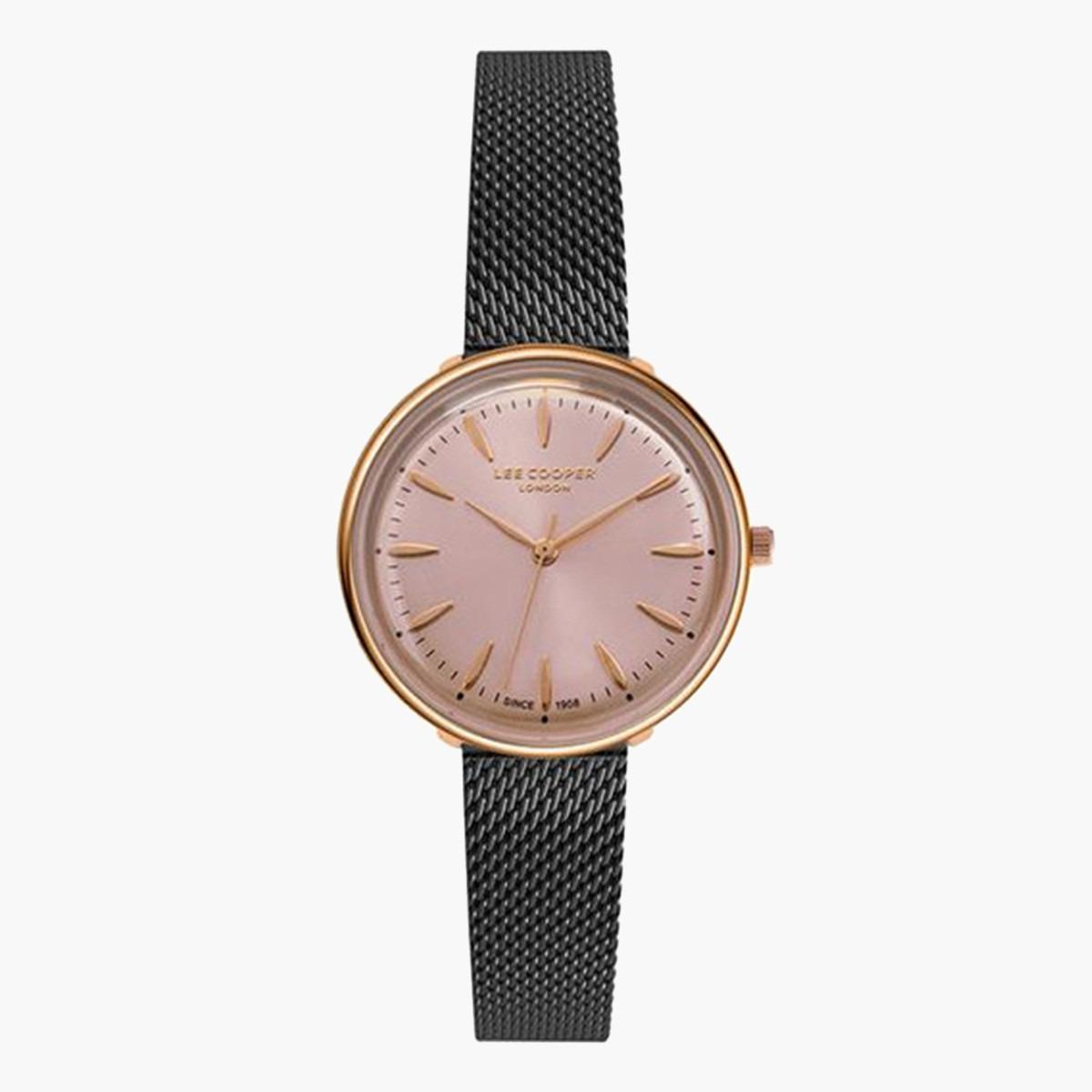 Lee Cooper Women's Black Analog Mesh Strap Watch LC07087480-women-watchesandjewellery-watches-image-1
