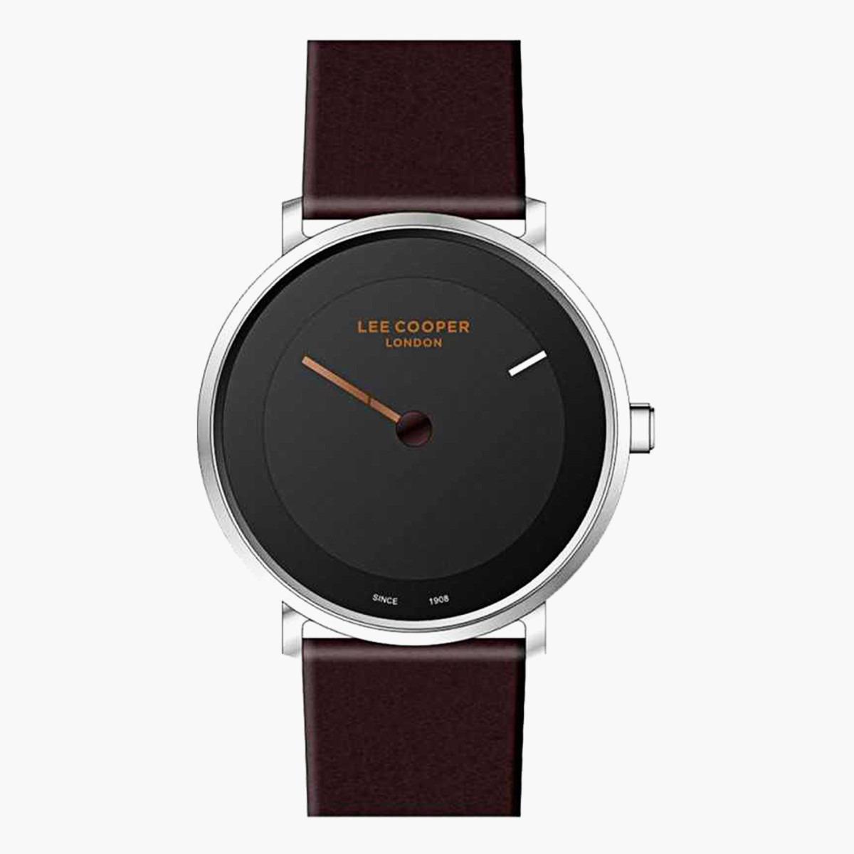  لي كوبر ملك الرجال بني تناظرية جلد حزام راقب LC07088352-men-watchesandjewellery-watches-image-1