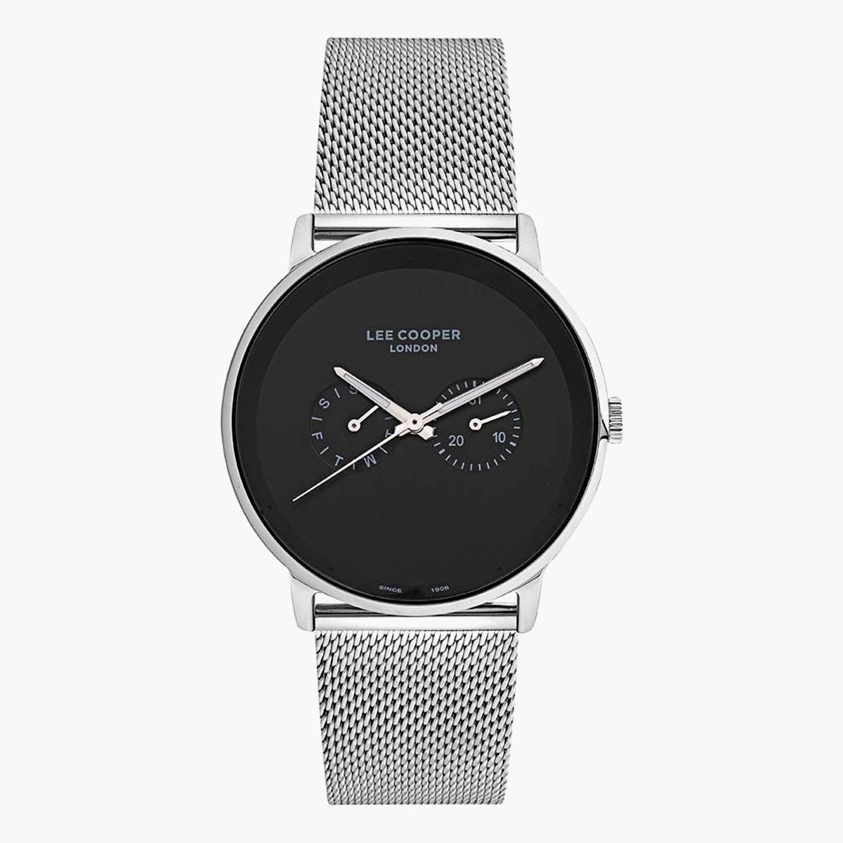  لي كوبر ملك الرجال بني تناظرية معدن حزام راقب LC07093350-men-watchesandjewellery-watches-image-1