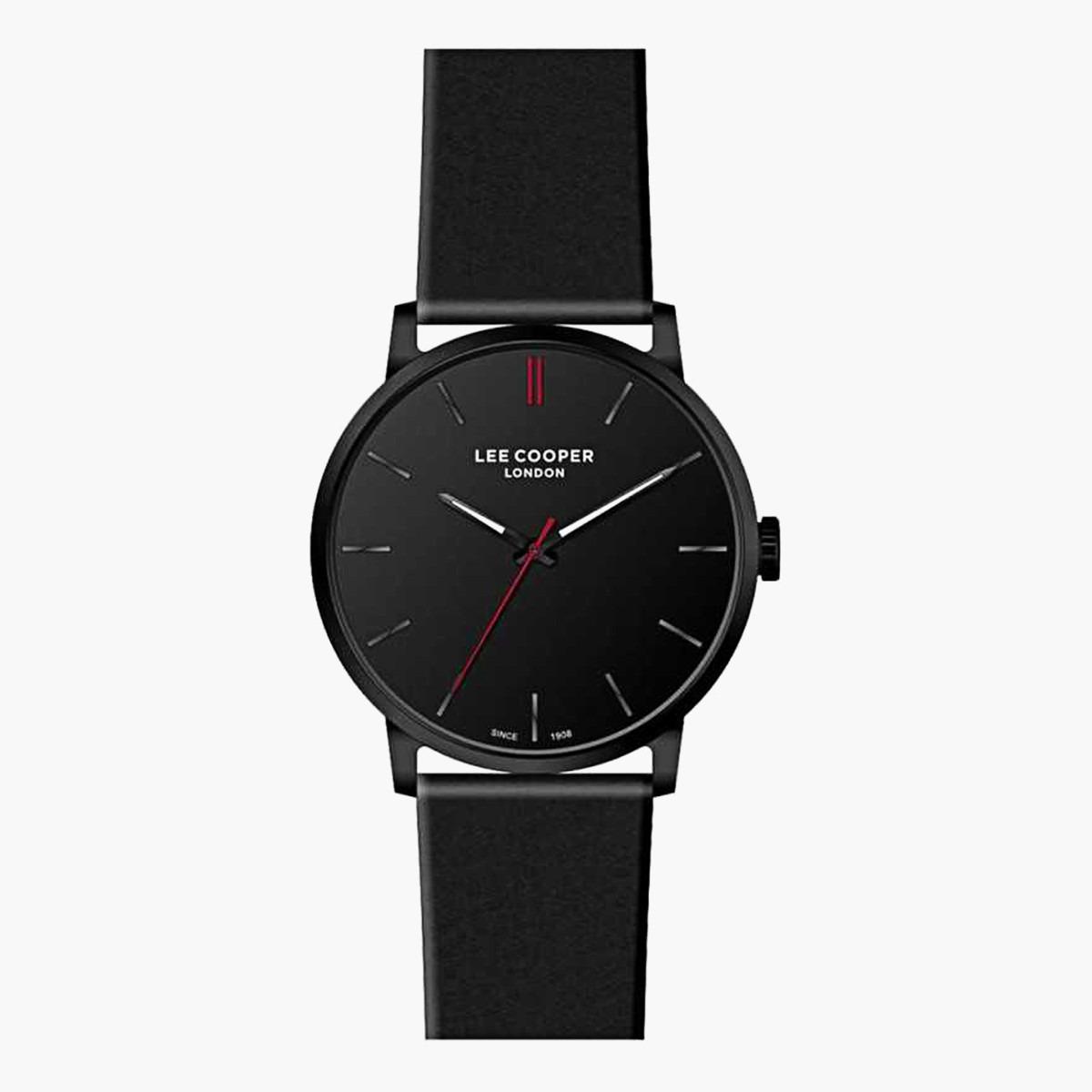  لي كوبر للنساء أسود تناظرية سيليكون حزام راقب LC07095651-women-watchesandjewellery-watches-image-1