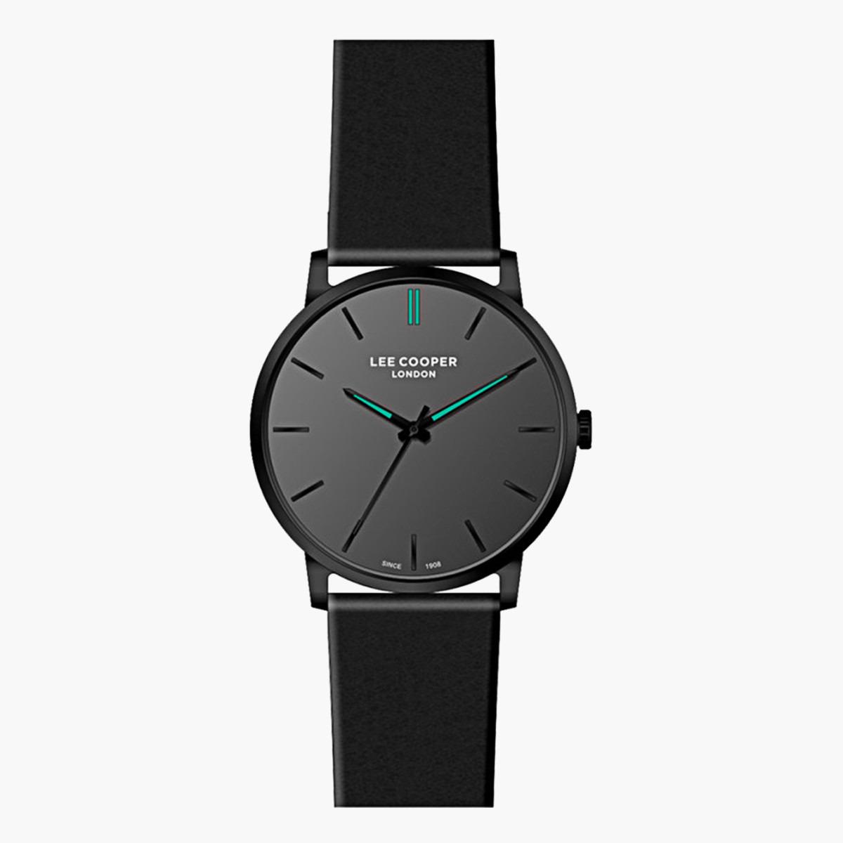  لي كوبر للنساء أسود تناظرية سيليكون حزام راقب LC07095661-women-watchesandjewellery-watches-image-1