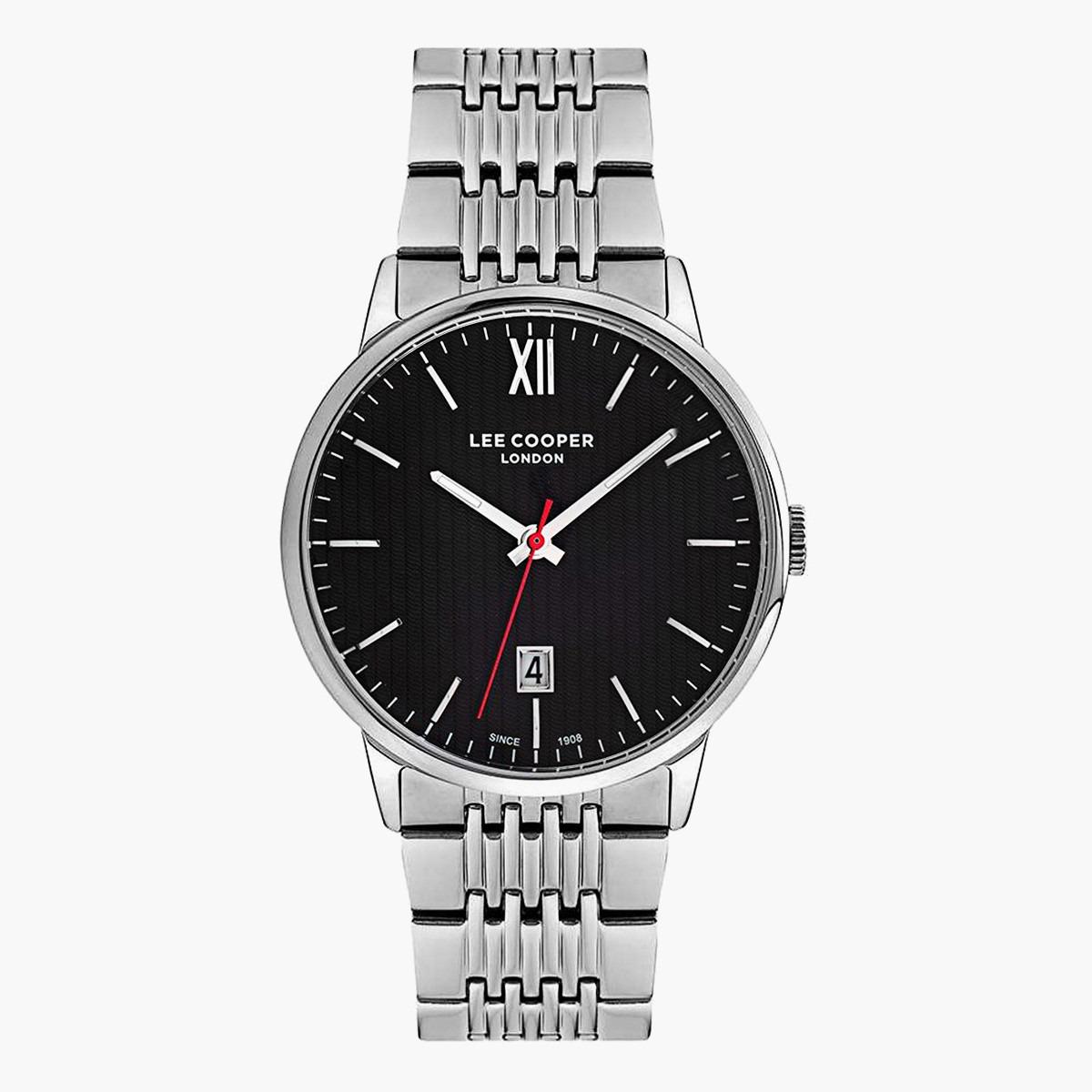 Lee Cooper Men's Silver Analog/Digital Metal Strap Watch LC07097050-men-watchesandjewellery-watches-image-1