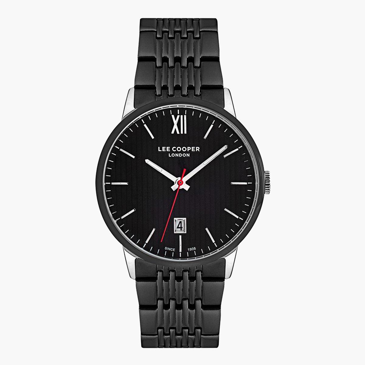Lee Cooper Men's Black Analog/Digital Metal Strap Watch LC07097350-men-watchesandjewellery-watches-image-1