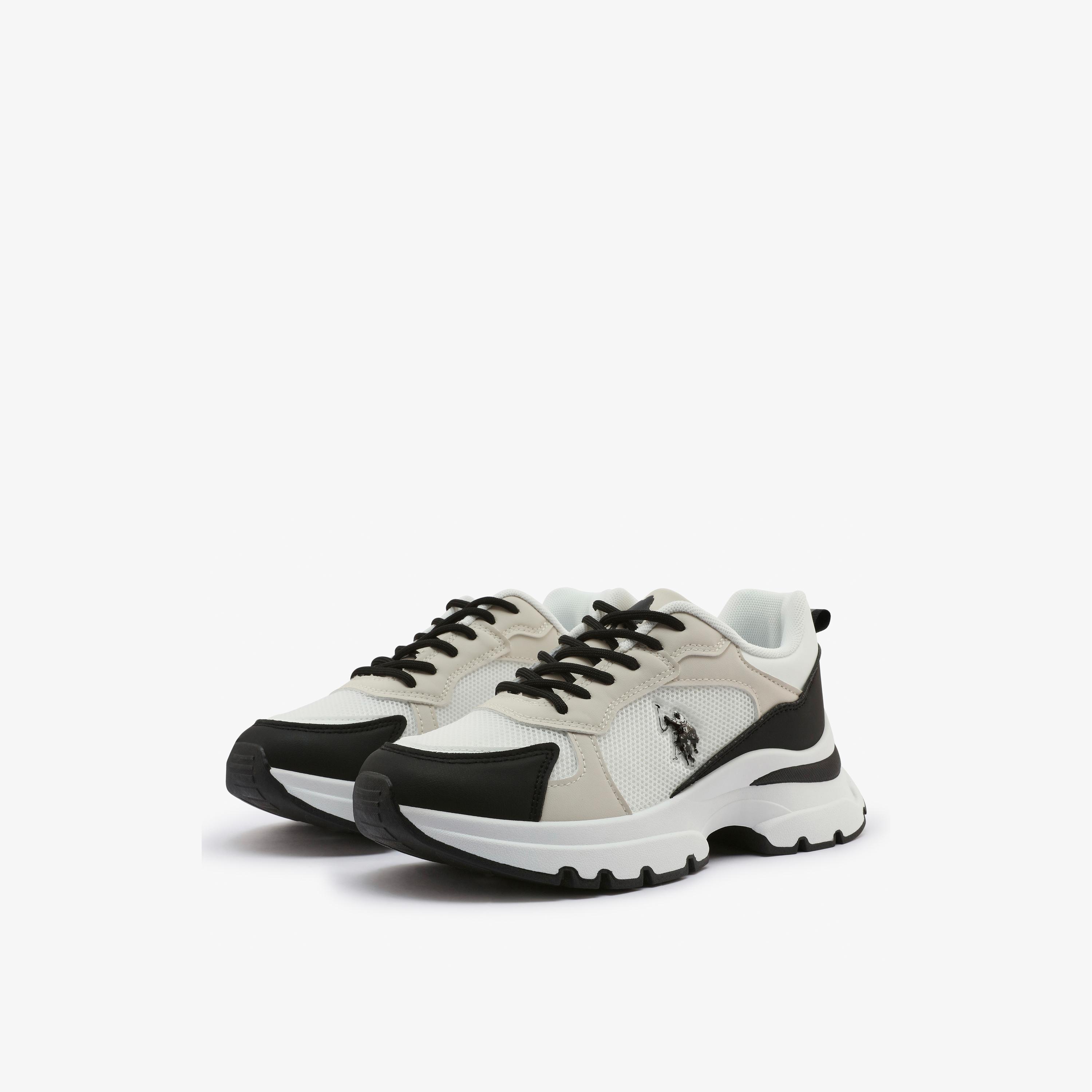 يو. اس. بولو اسن - حذاء رياضي برباط وكعب سميك منخفض الكاحل للنساء | LEAH-GLB-6FX-women-shoes-sneakers-image-1