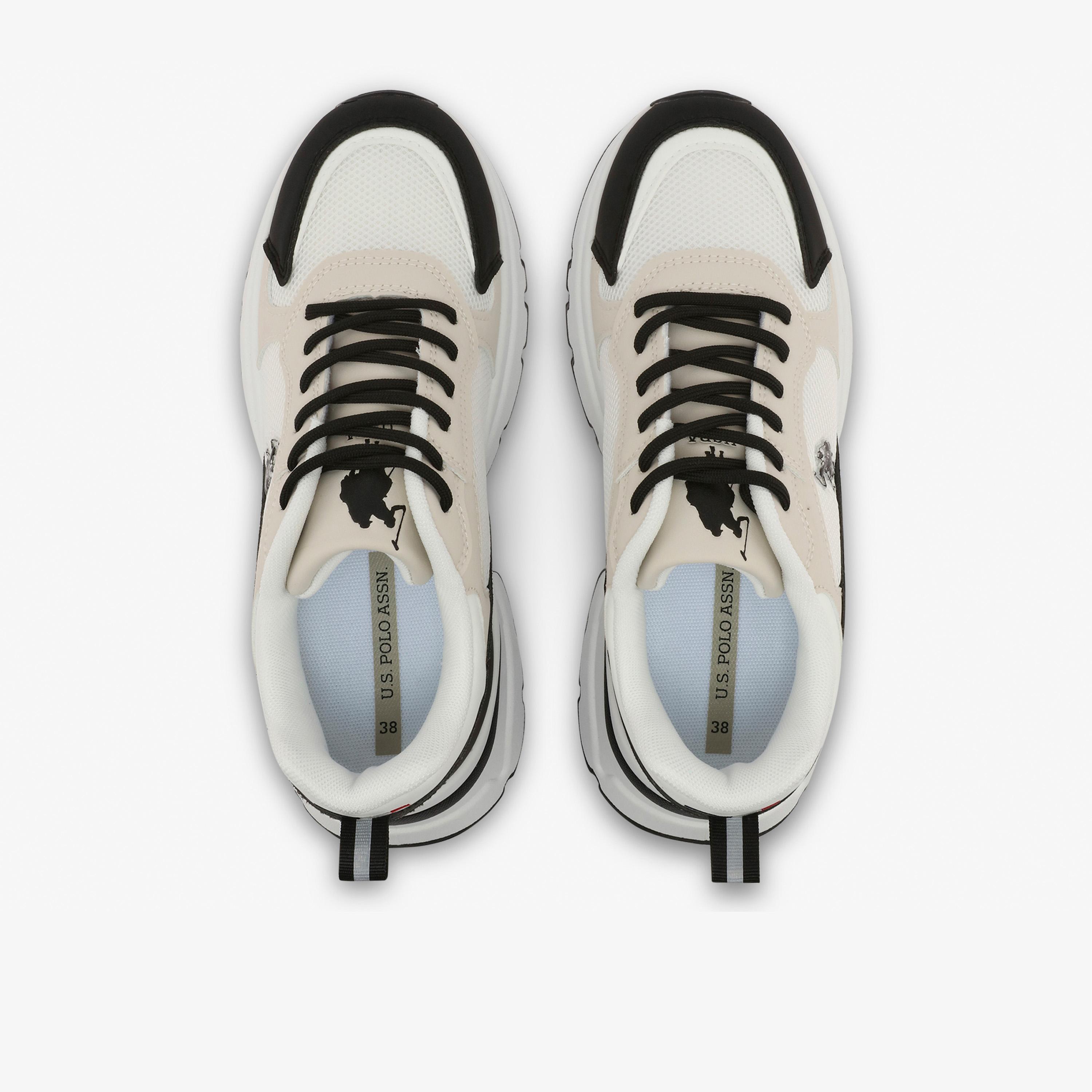 يو. اس. بولو اسن - حذاء رياضي برباط وكعب سميك منخفض الكاحل للنساء | LEAH-GLB-6FX-women-shoes-sneakers-image-4