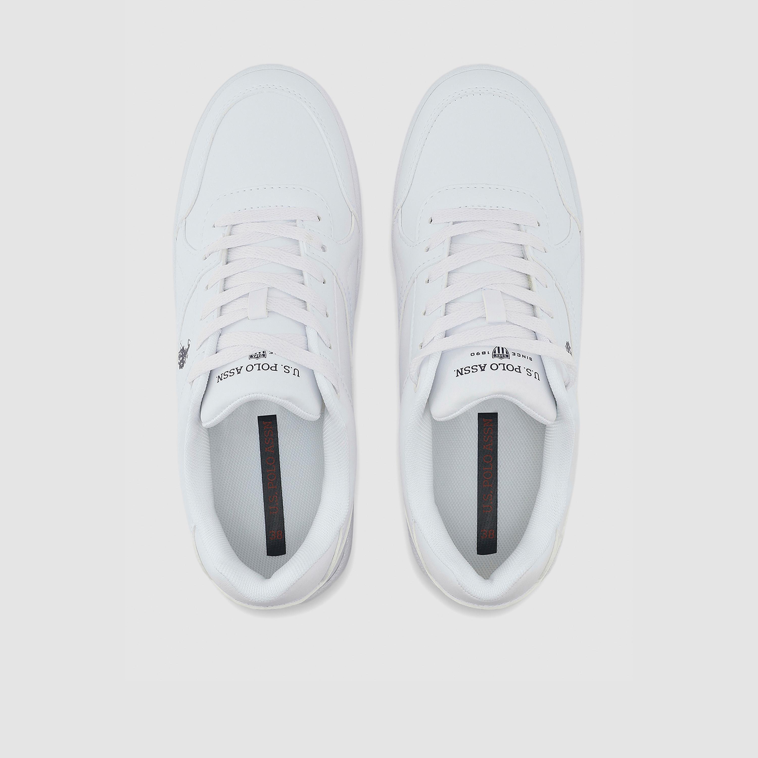 U.S. Polo Assn Women's Lace-Up Flat Low Ankle Sneakers | LEE-WMN-GLB-6FX-women-shoes-sneakers-image-4