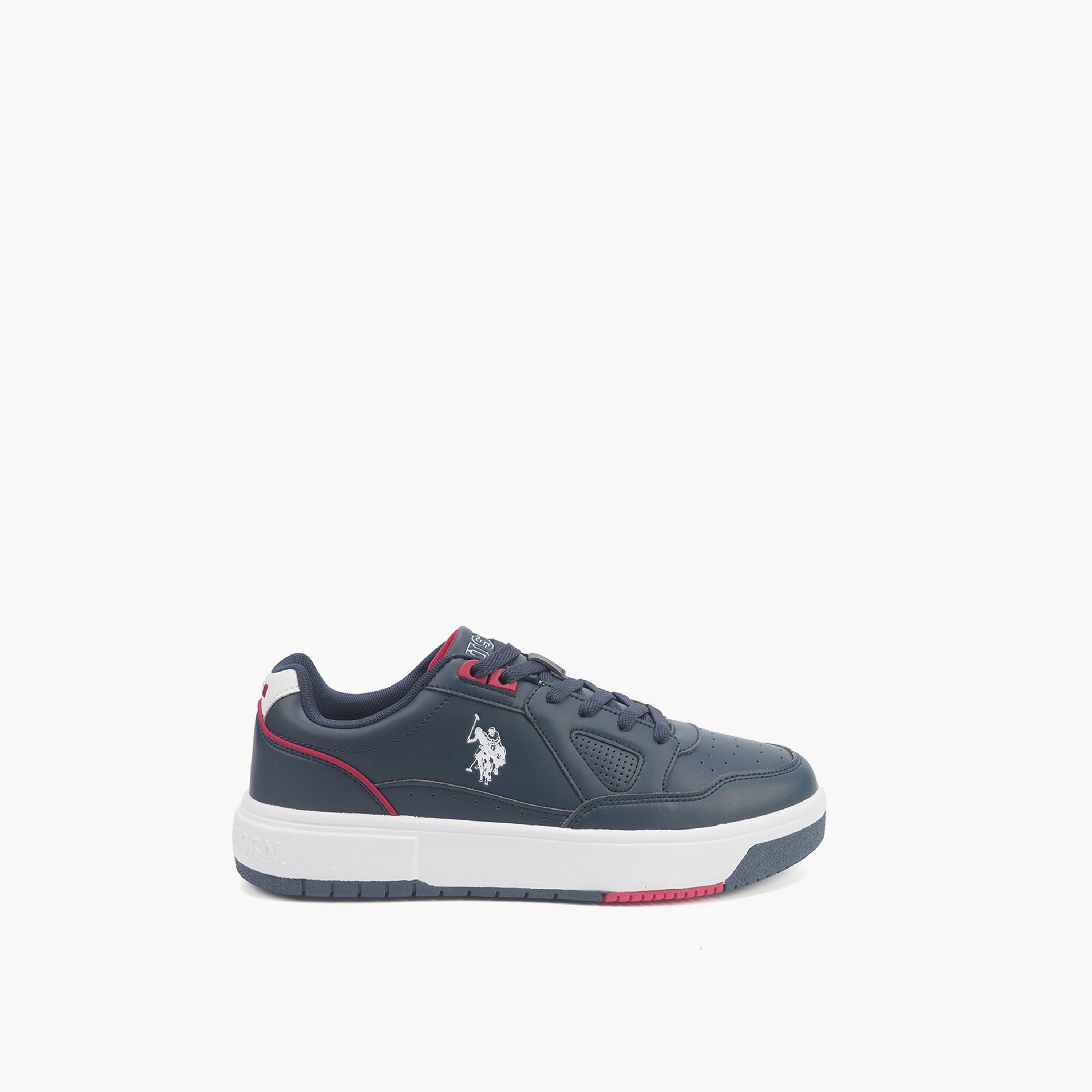 U.S. Polo Assn Men's Lace-Up Low Ankle Sneakers | LENI-GLB-5PR-MEN-OD-men-shoes-sneakers-image-2