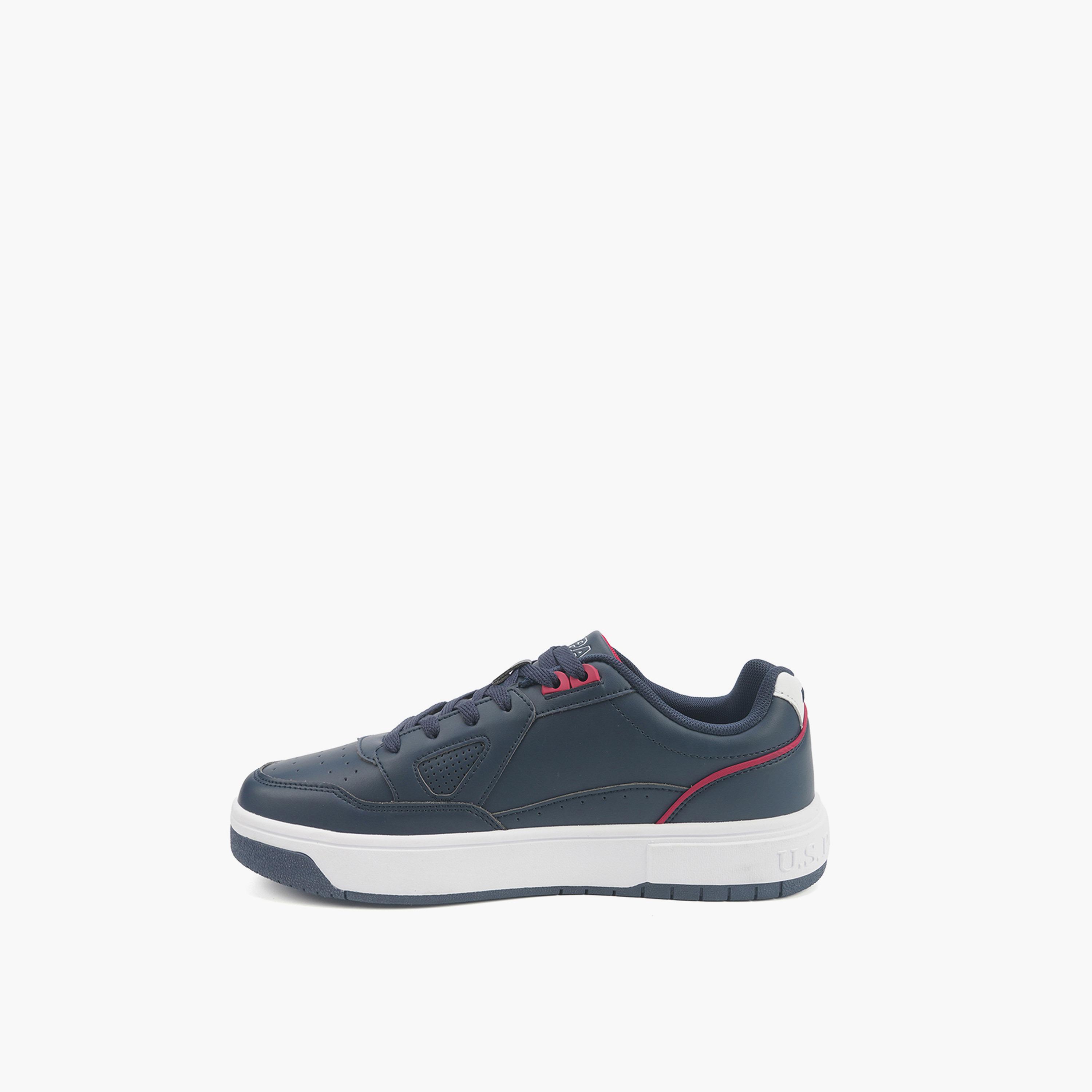 U.S. Polo Assn Men's Lace-Up Low Ankle Sneakers | LENI-GLB-5PR-MEN-OD-men-shoes-sneakers-image-3