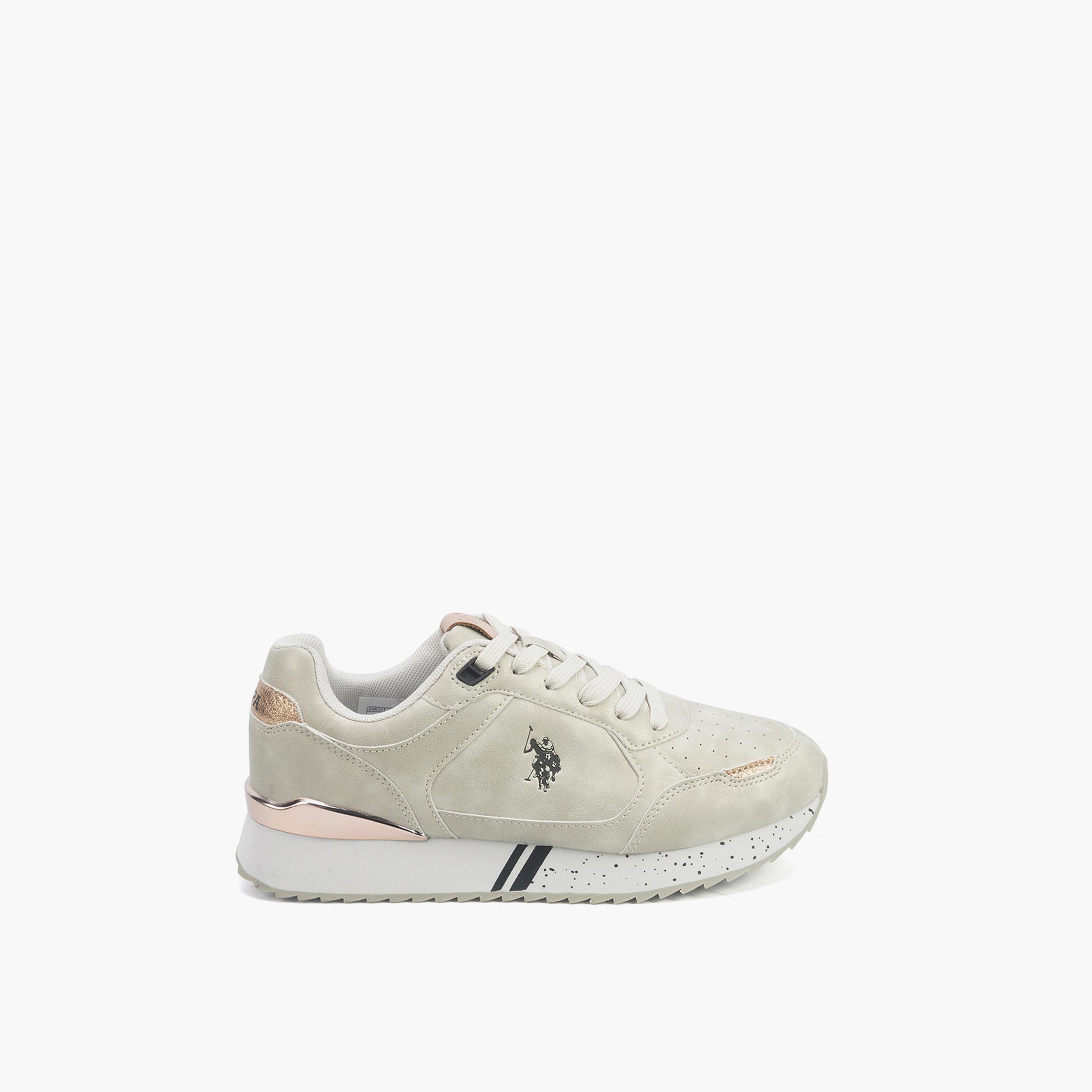 U.S. Polo Assn Women's Lace-Up Low Ankle Sneakers | LINE-GLB-5PR-WOMEN-OD-women-shoes-sneakers-image-2