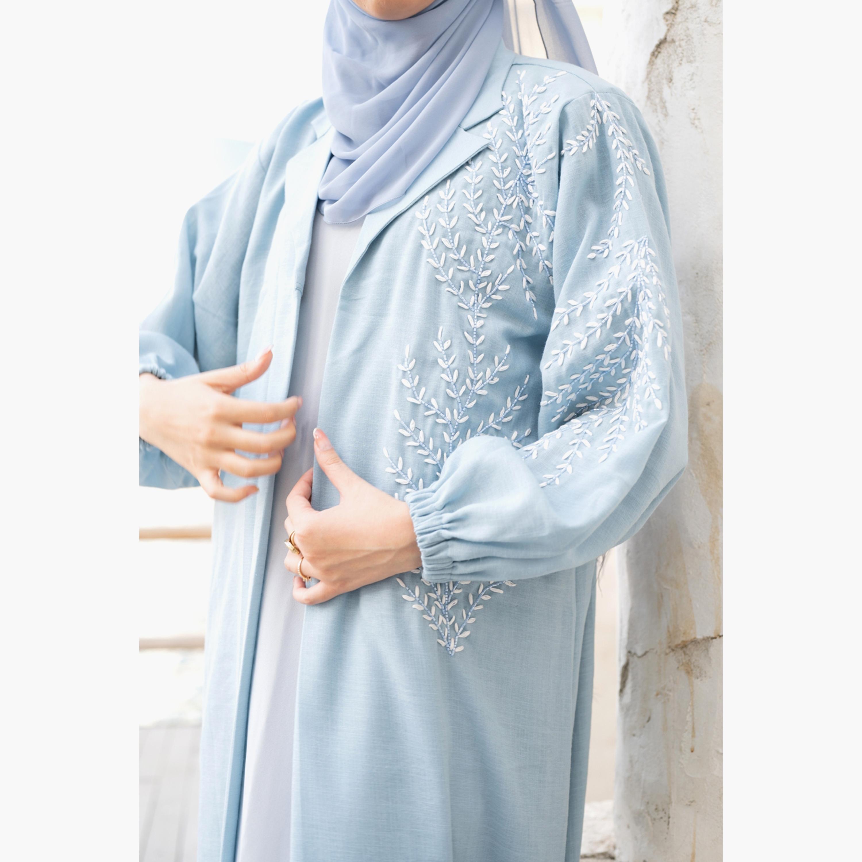 نخبه عباية مطرزة ومطرزة بالحجاب-women-arabicclothing-abayas-image-2