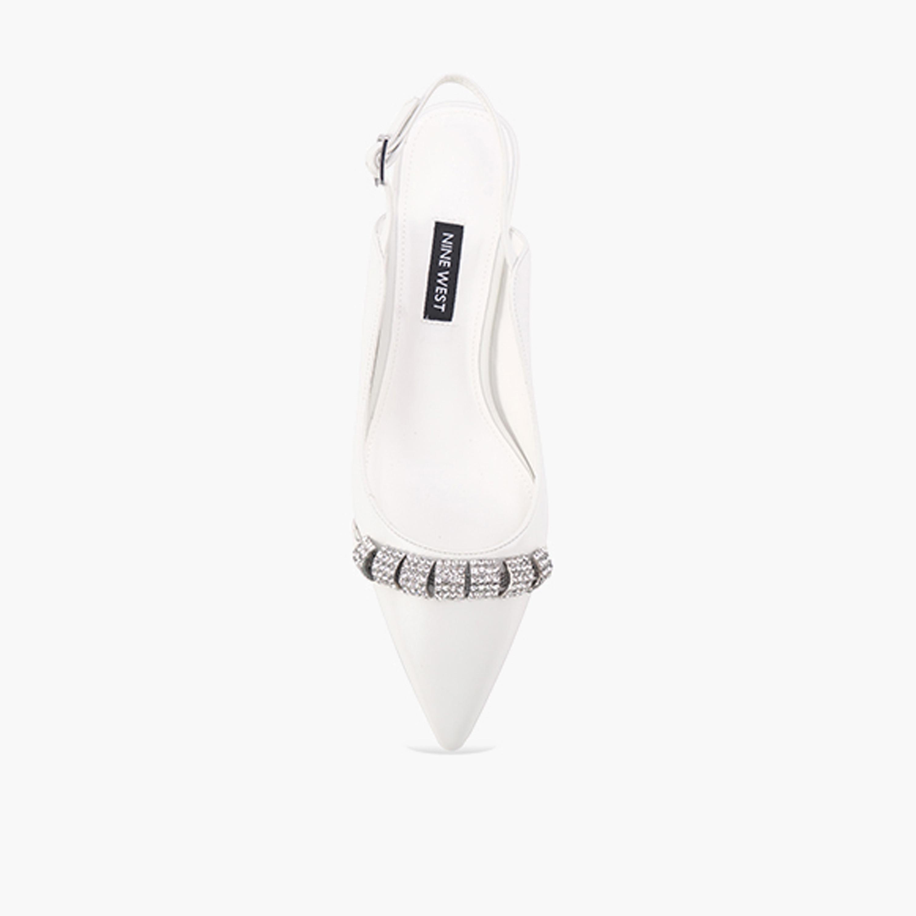 ناين ويست- حذاء بكعب منخفض للنساء زينة مزخرفة | LOVEME-women-shoes-heels-image-2