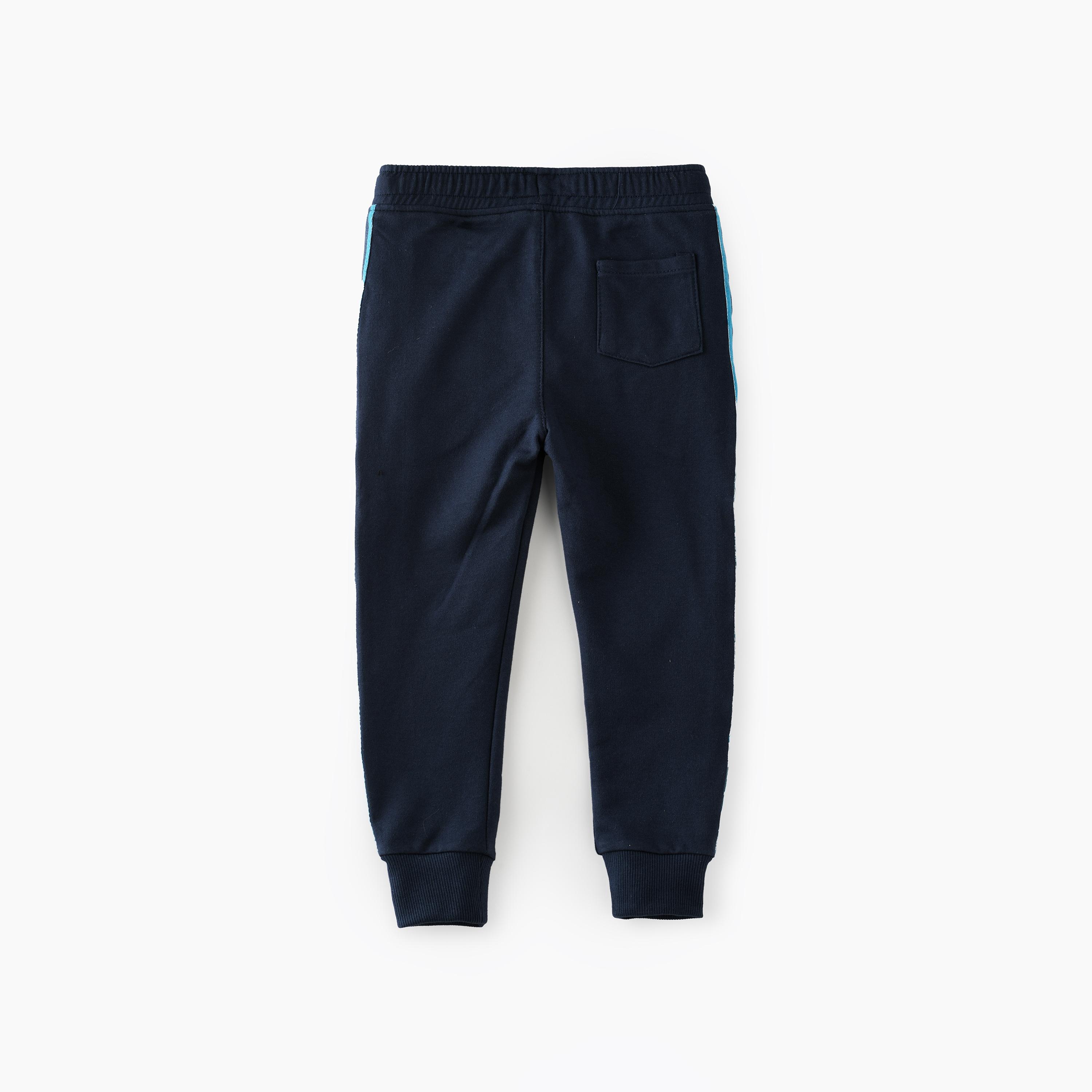 بنطال ركض برباط مخطط من يونيك كيدز-boys-clothing-bottoms-joggersandtrackpants-image-3