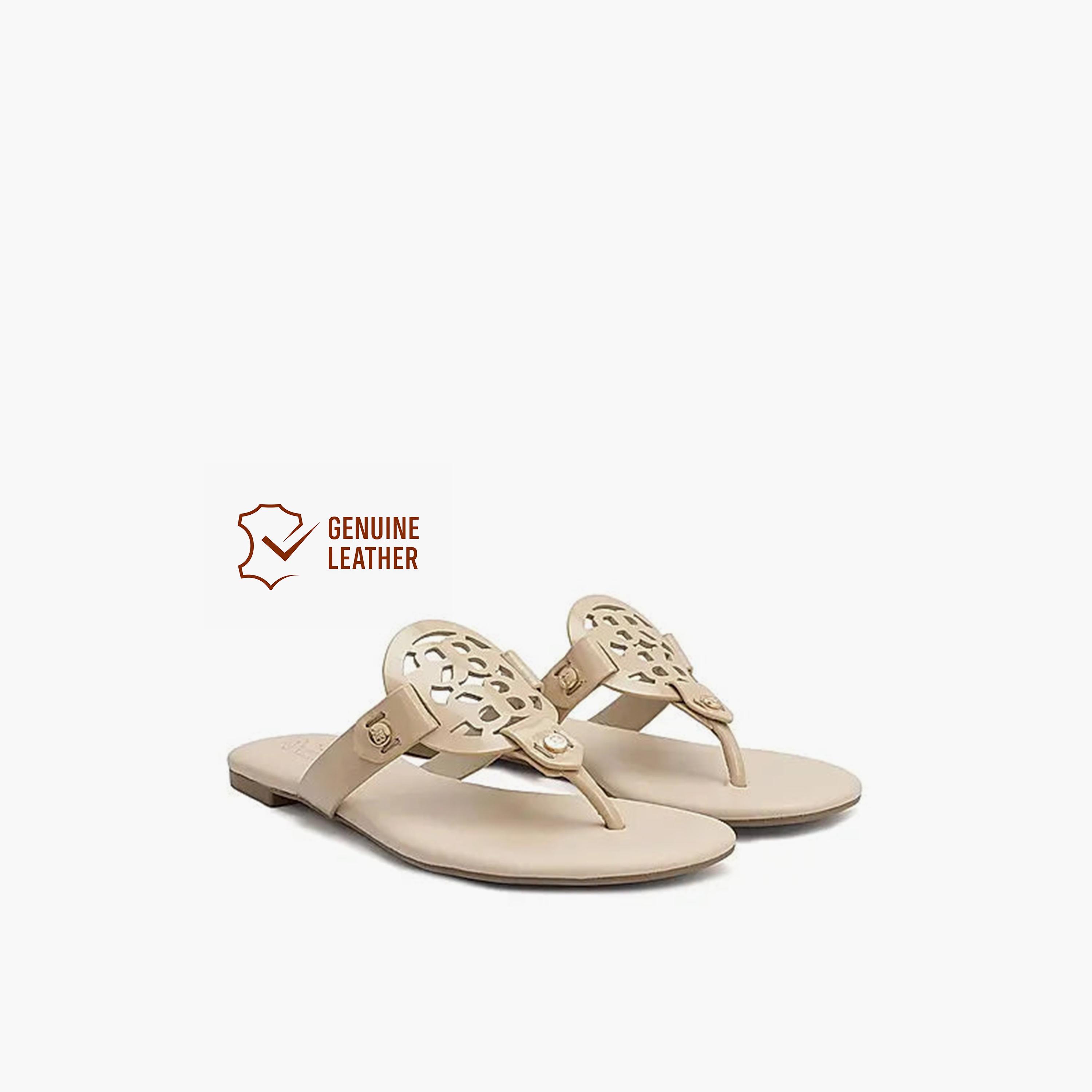 روزو برونيلو - صندل نسائي مسطح سهل الارتداء | LS-8211-women-shoes-sandals-flats-image-2