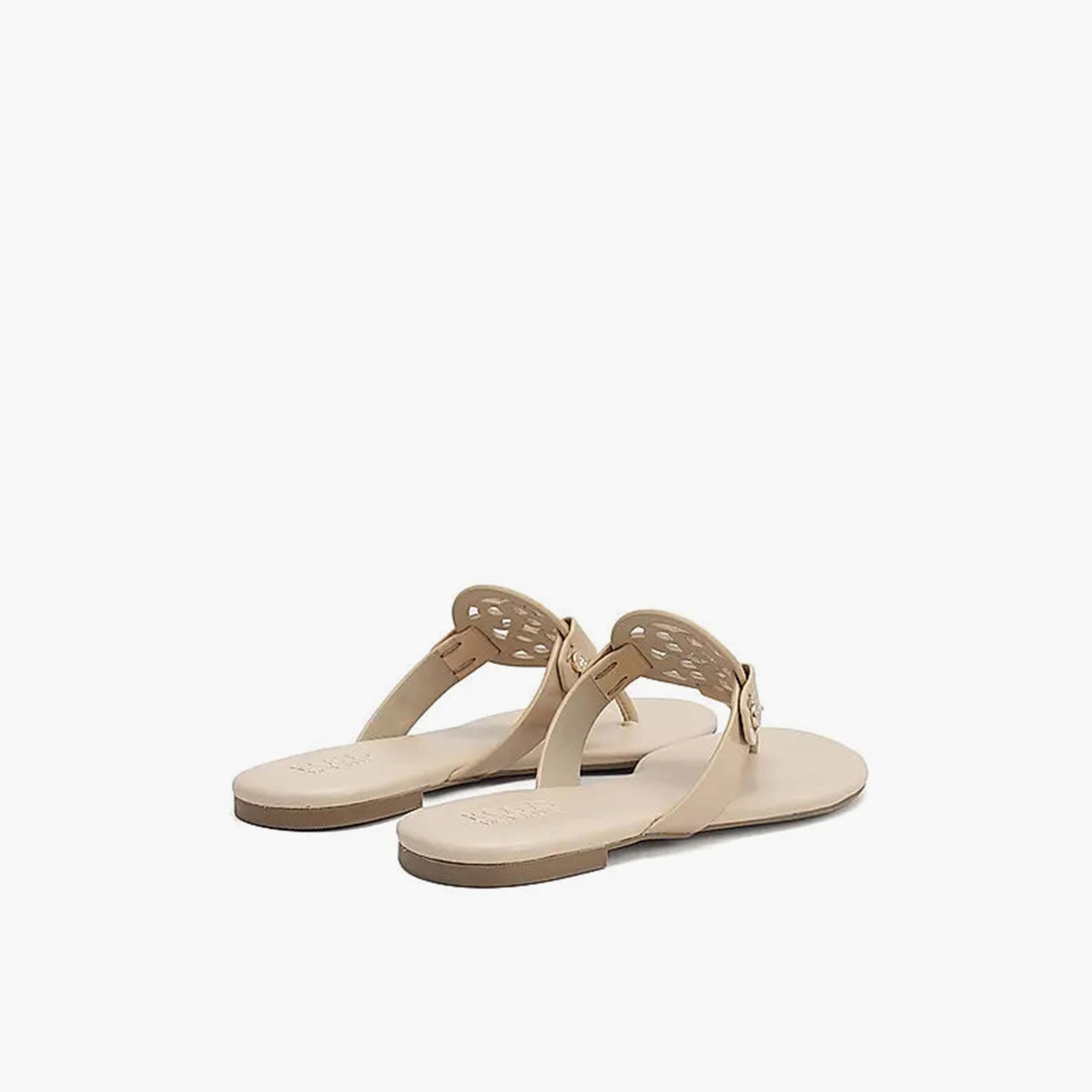 روزو برونيلو - صندل نسائي مسطح سهل الارتداء | LS-8211-women-shoes-sandals-flats-image-4