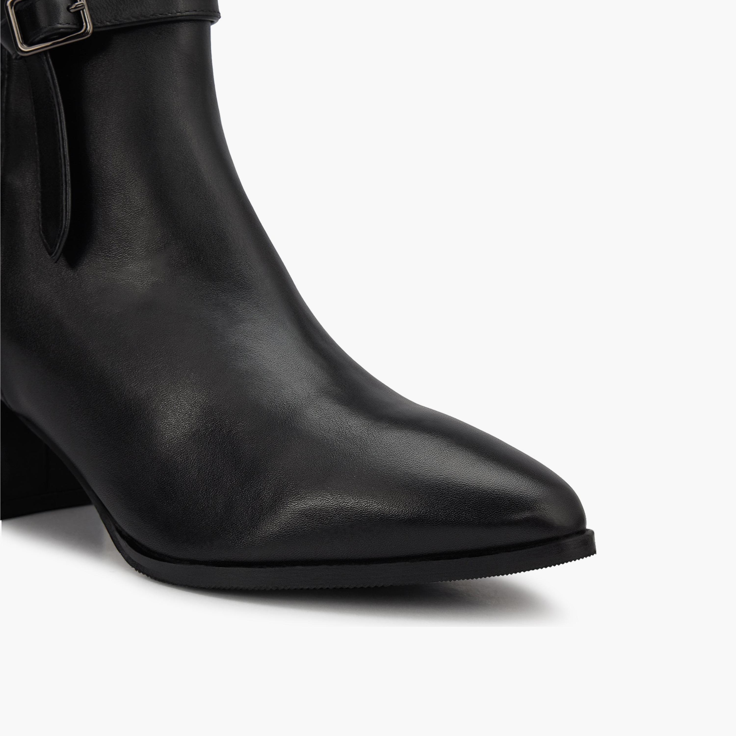 Rosso Brunello Women's Zipper Block Ankle Boots | LS-8302-women-shoes-boots-image-5