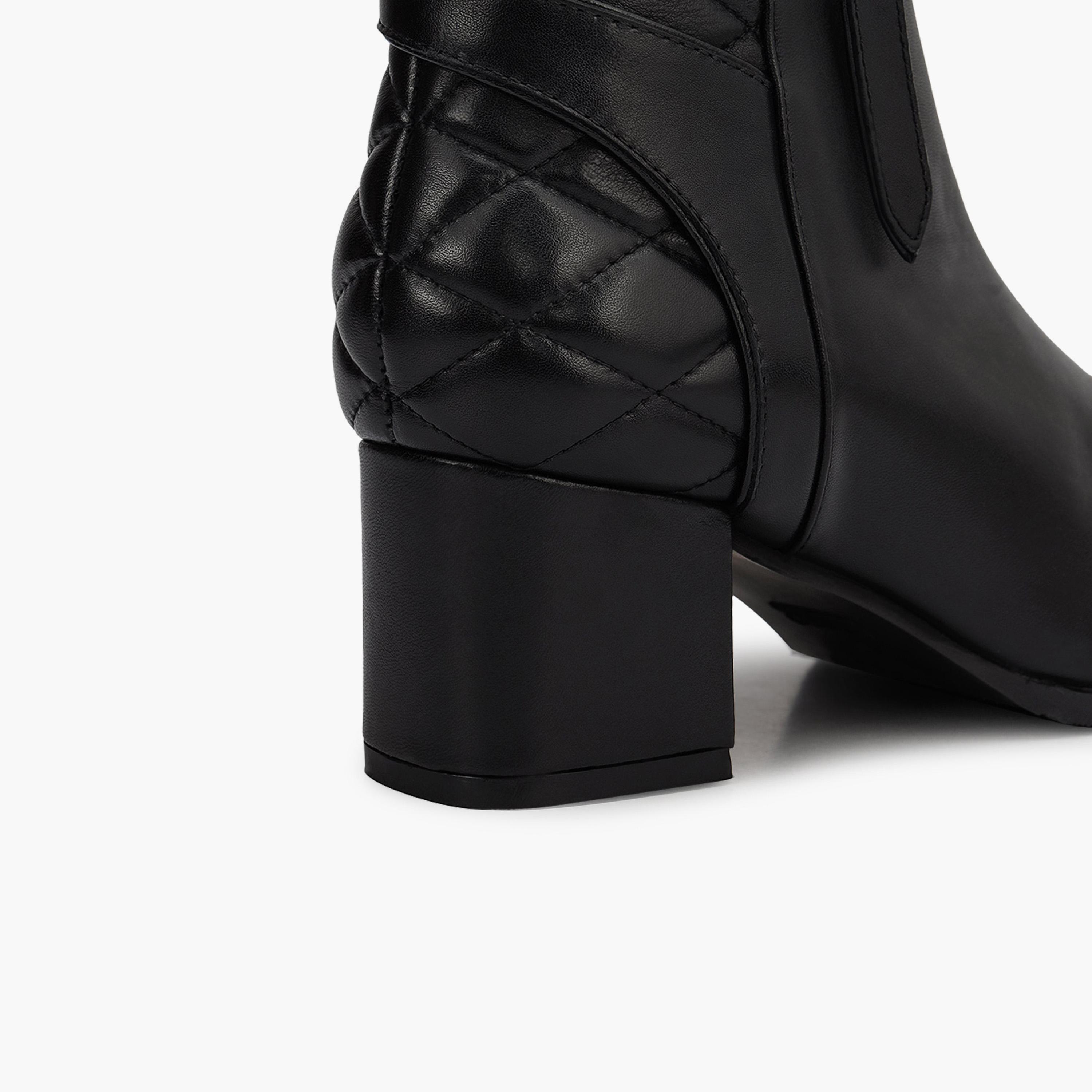 Rosso Brunello Women's Zipper Block Ankle Boots | LS-8302-women-shoes-boots-image-7