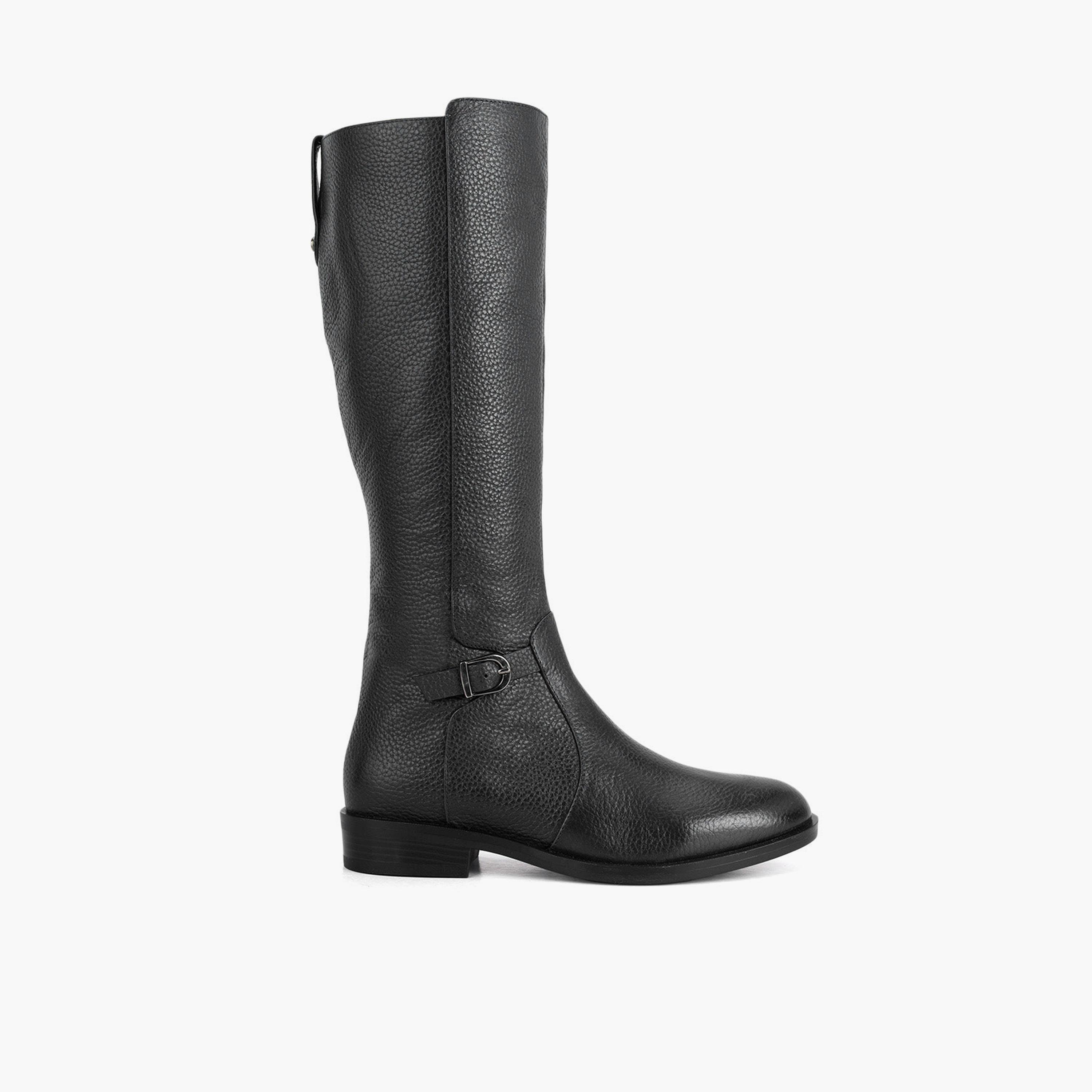 Rosso Brunello Women's Zipper Block High Shaft Boots | LS-8305-women-shoes-boots-image-3