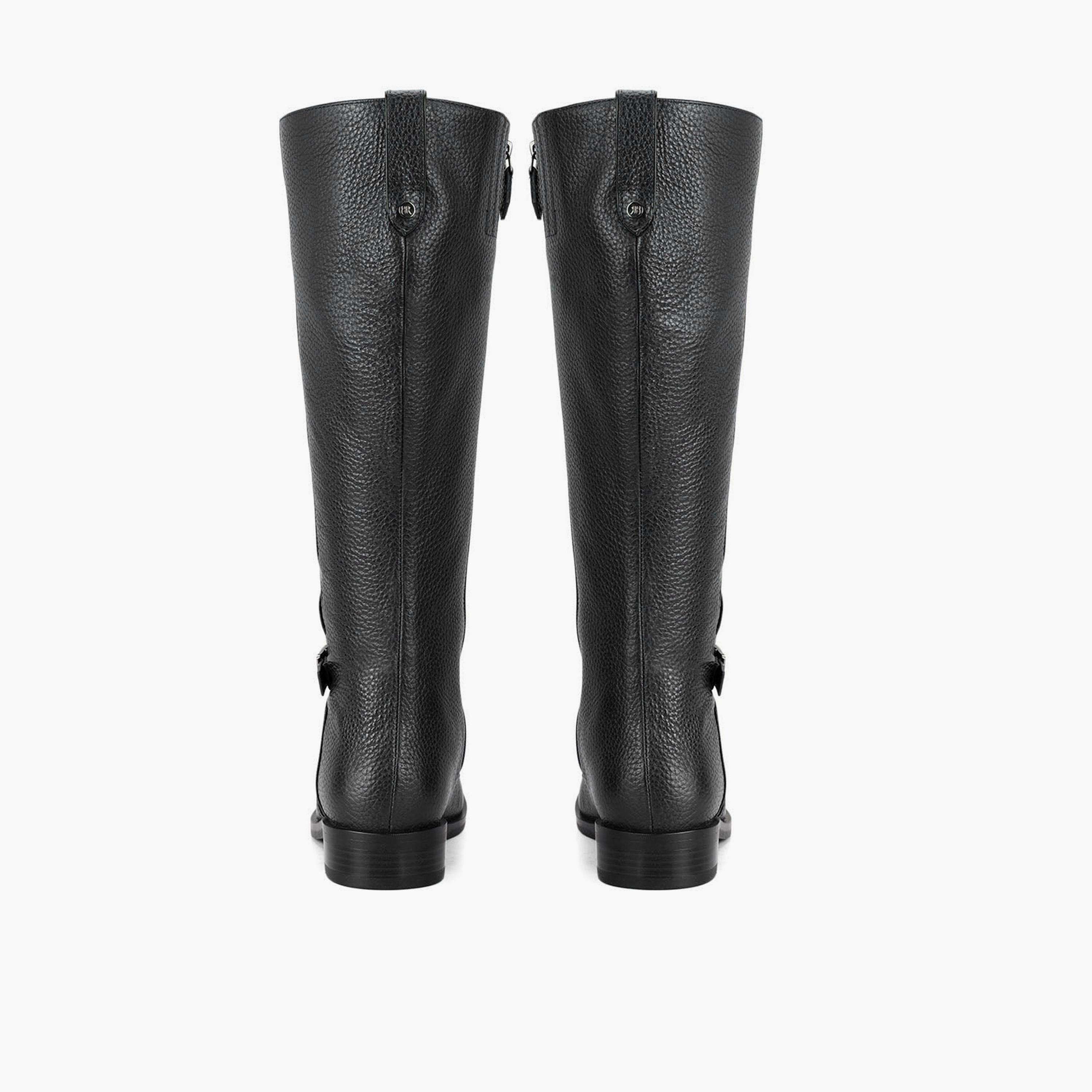 Rosso Brunello Women's Zipper Block High Shaft Boots | LS-8305-women-shoes-boots-image-4