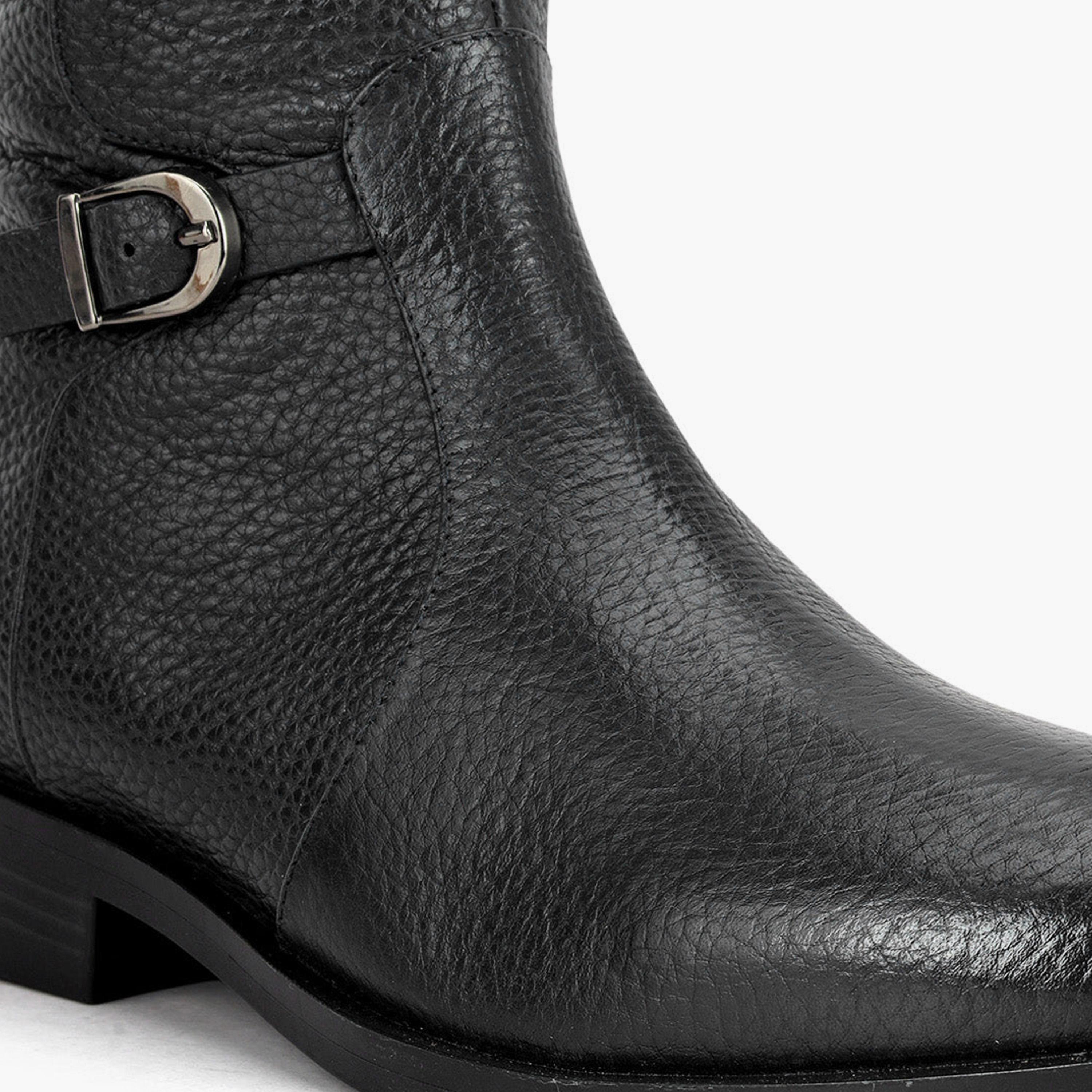Rosso Brunello Women's Zipper Block High Shaft Boots | LS-8305-women-shoes-boots-image-5